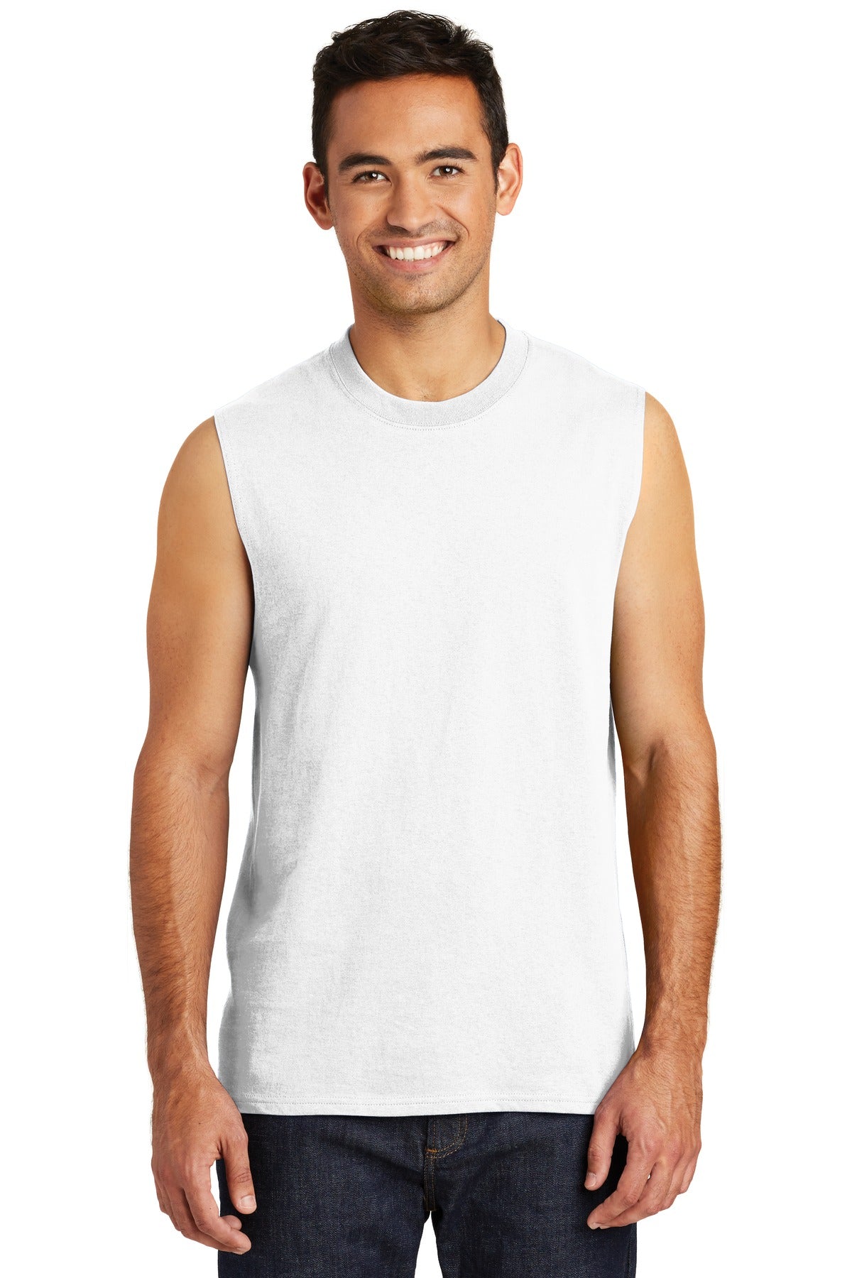 Port & Co ™ Core Cotton Sleeveless Tee. PC54SL - Port & Company PC54SL