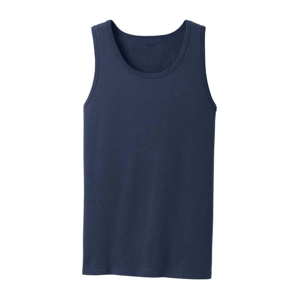 Joe's USA Mens 5.4-oz 100% Cotton Tank Tops in Sizes S-4XL Activewear Joe's USA S Navy