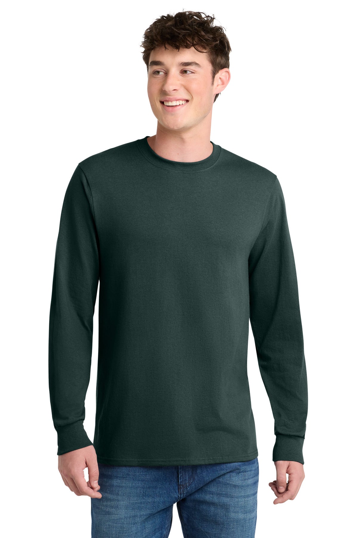Port & Co ™ Tall Long Sleeve Core Blend Tee. PC55LST - Port & Co PC55LST
