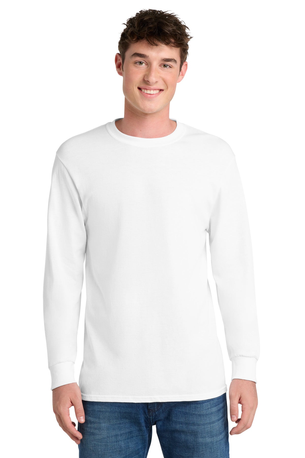 Port & Co ™ Tall Long Sleeve Core Blend Tee. PC55LST - Port & Co PC55LST