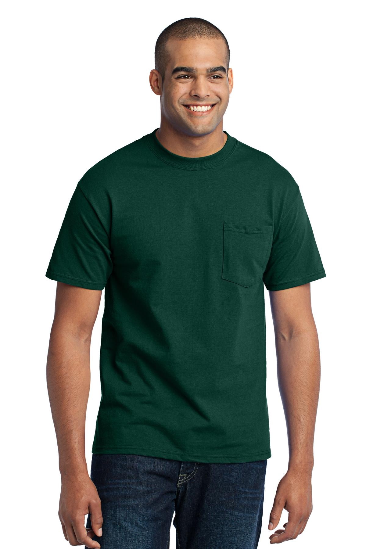 Port & Co ™ Core Blend Pocket Tee. PC55P - Port & Company PC55P