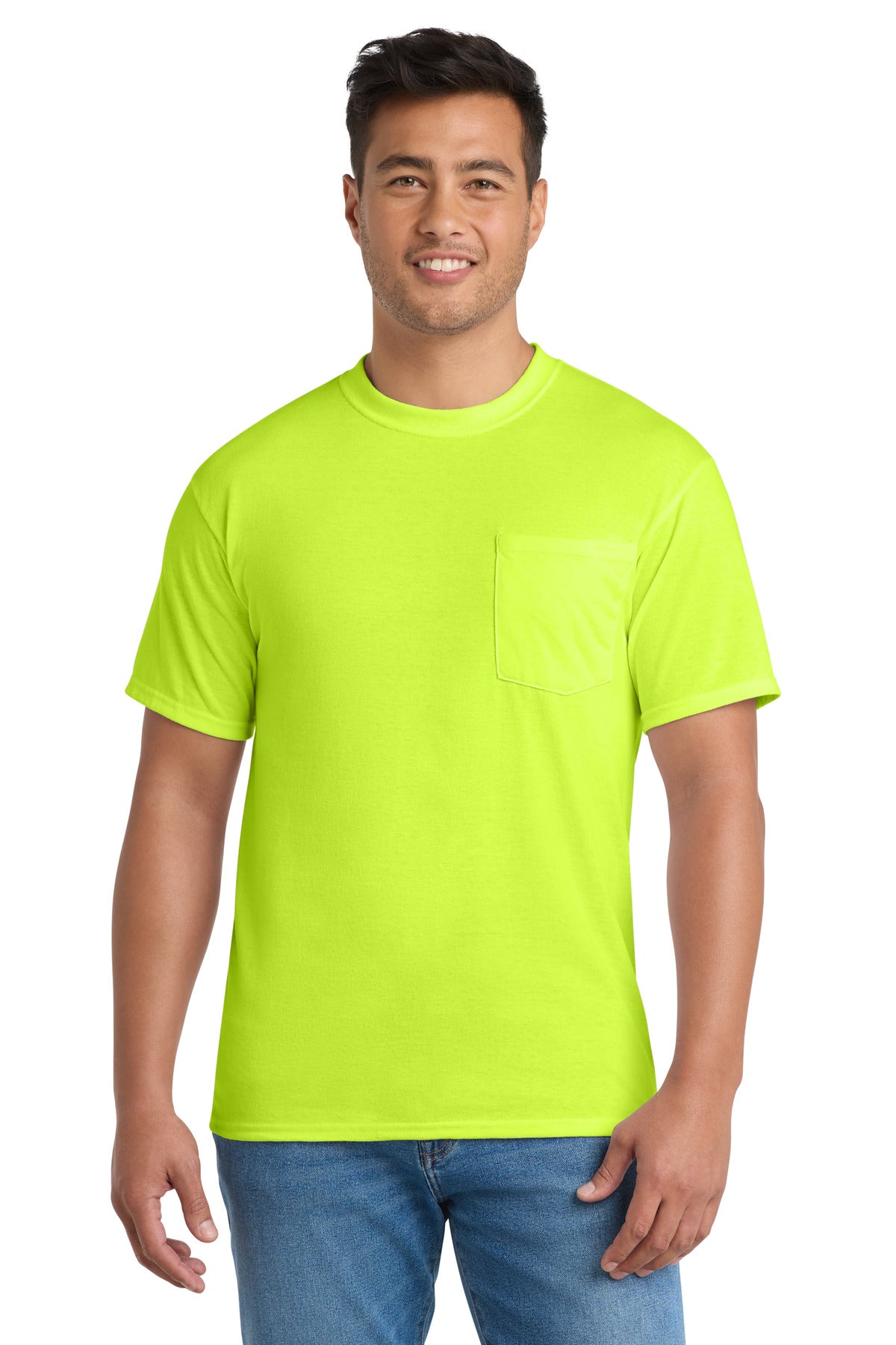 Port & Co ™ Core Blend Pocket Tee. PC55P - Port & Co PC55P