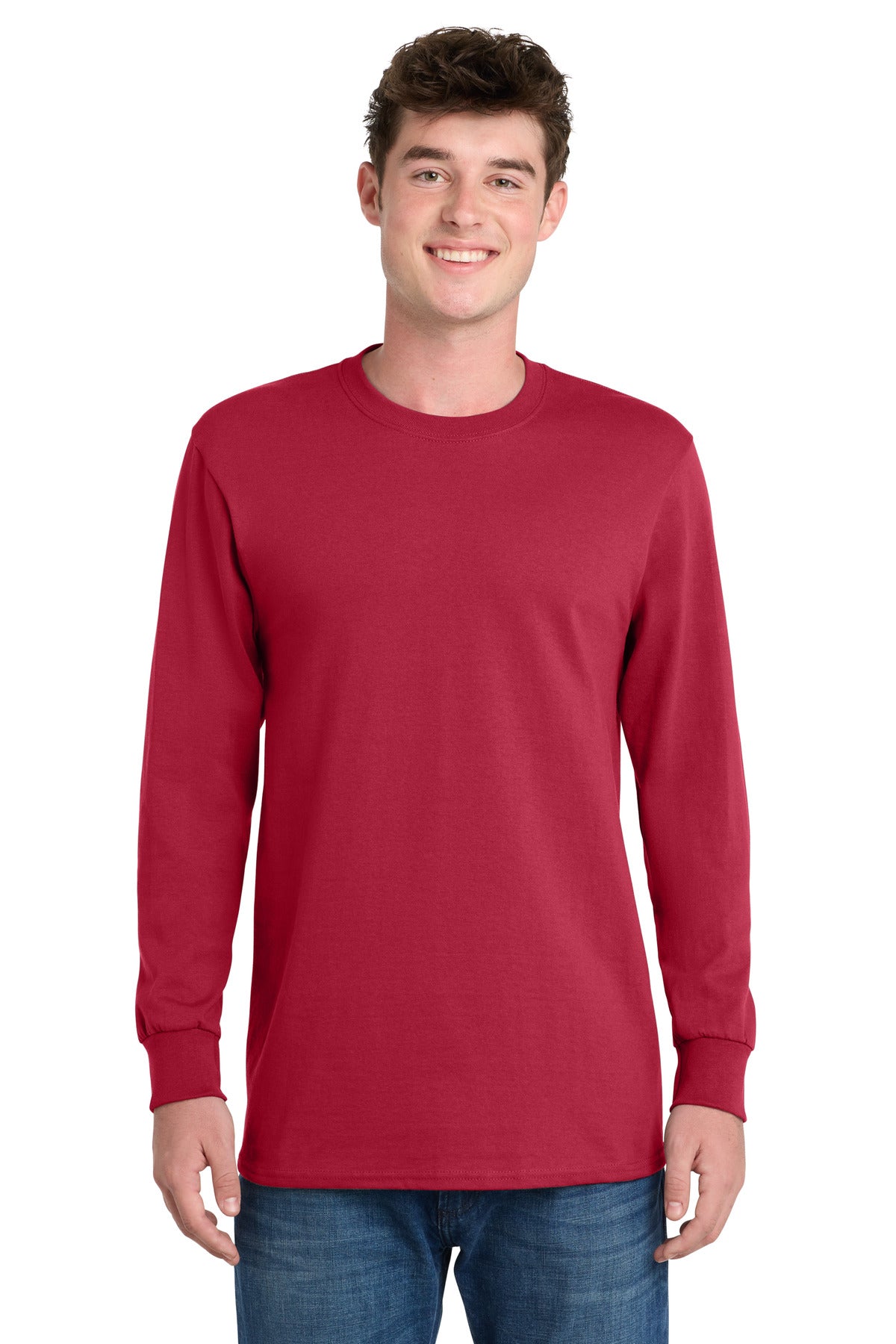 Port & Co ™ Tall Long Sleeve Essential Tee. PC61LST - Port & Company PC61LST