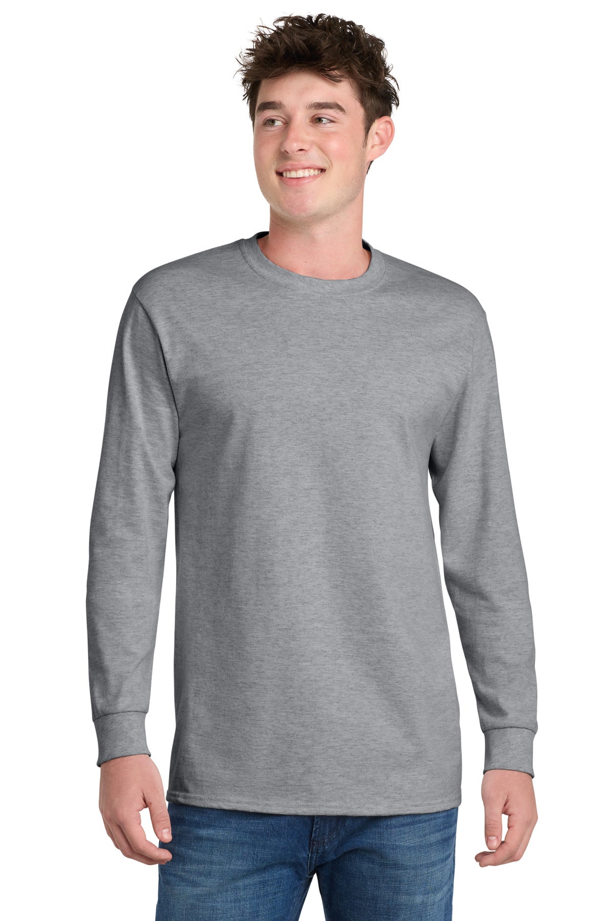 Port & Co ™ Long Sleeve Essential Tee. PC61LS - Port & Co PC61LS