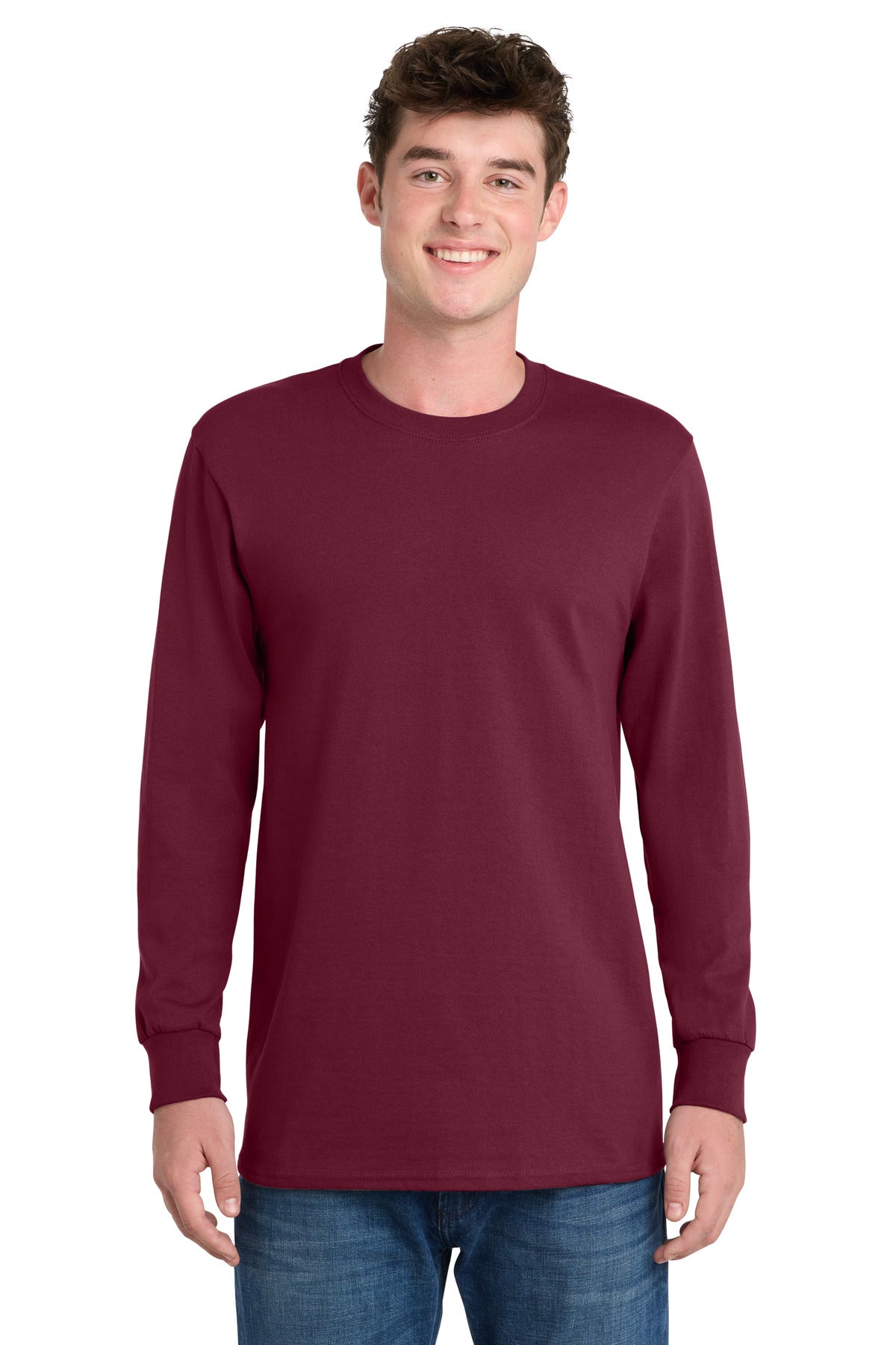 Port & Co ™ Long Sleeve Essential Tee. PC61LS - Port & Company PC61LS
