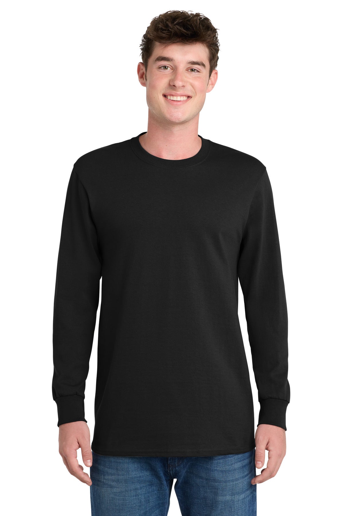 Port & Co ™ Long Sleeve Essential Tee. PC61LS - Port & Company PC61LS