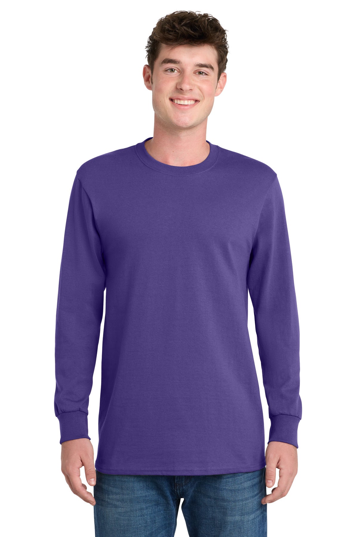 Port & Co ™ Long Sleeve Essential Tee. PC61LS - Port & Co PC61LS