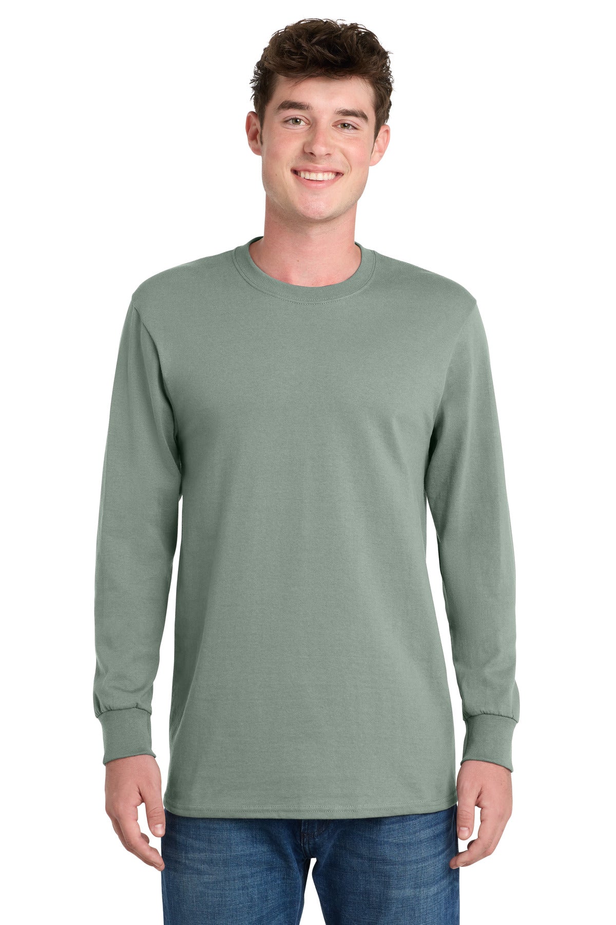 Port & Co ™ Long Sleeve Essential Tee. PC61LS - Port & Co PC61LS