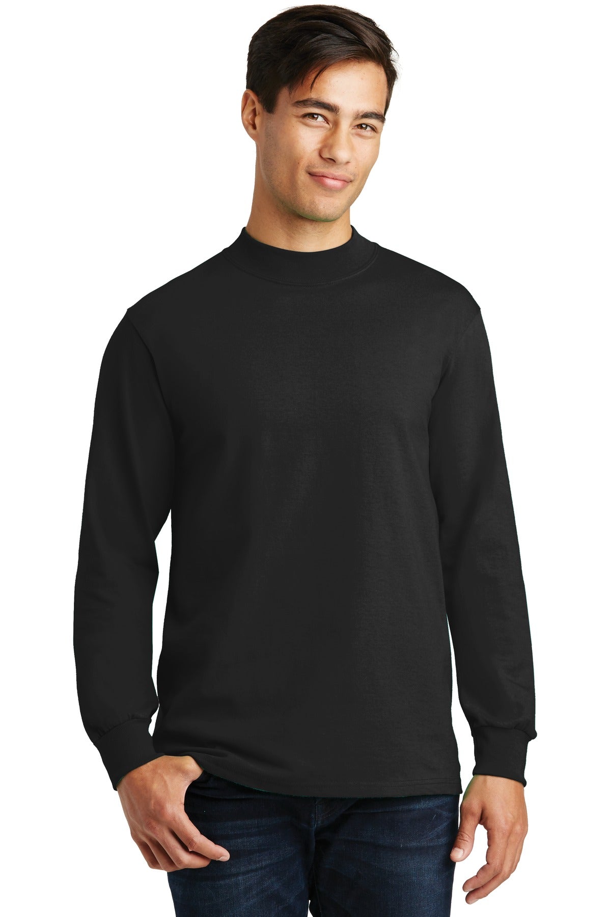 Port & Co ™ Essential Mock Turtleneck. PC61M - Port & Company PC61M
