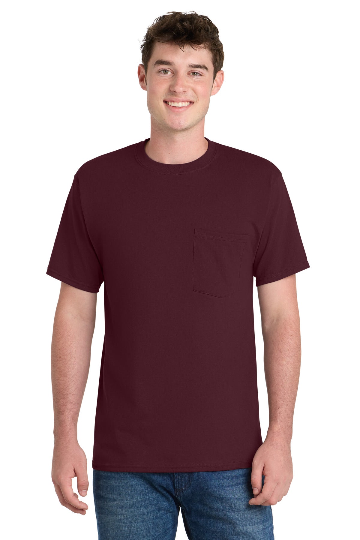 Port & Co ™ Tall Essential Pocket Tee. PC61PT - Port & Co PC61PT
