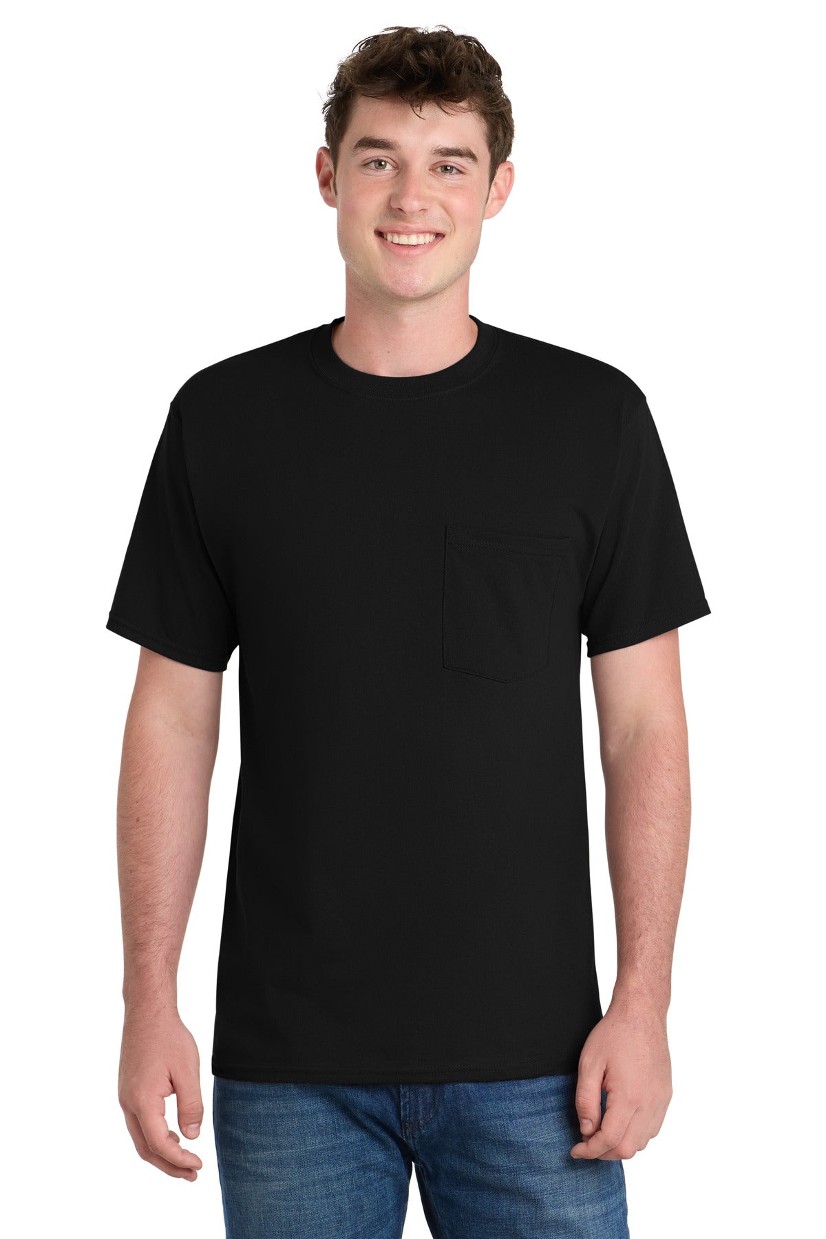 Port & Co ™ Tall Essential Pocket Tee. PC61PT - Port & Co PC61PT