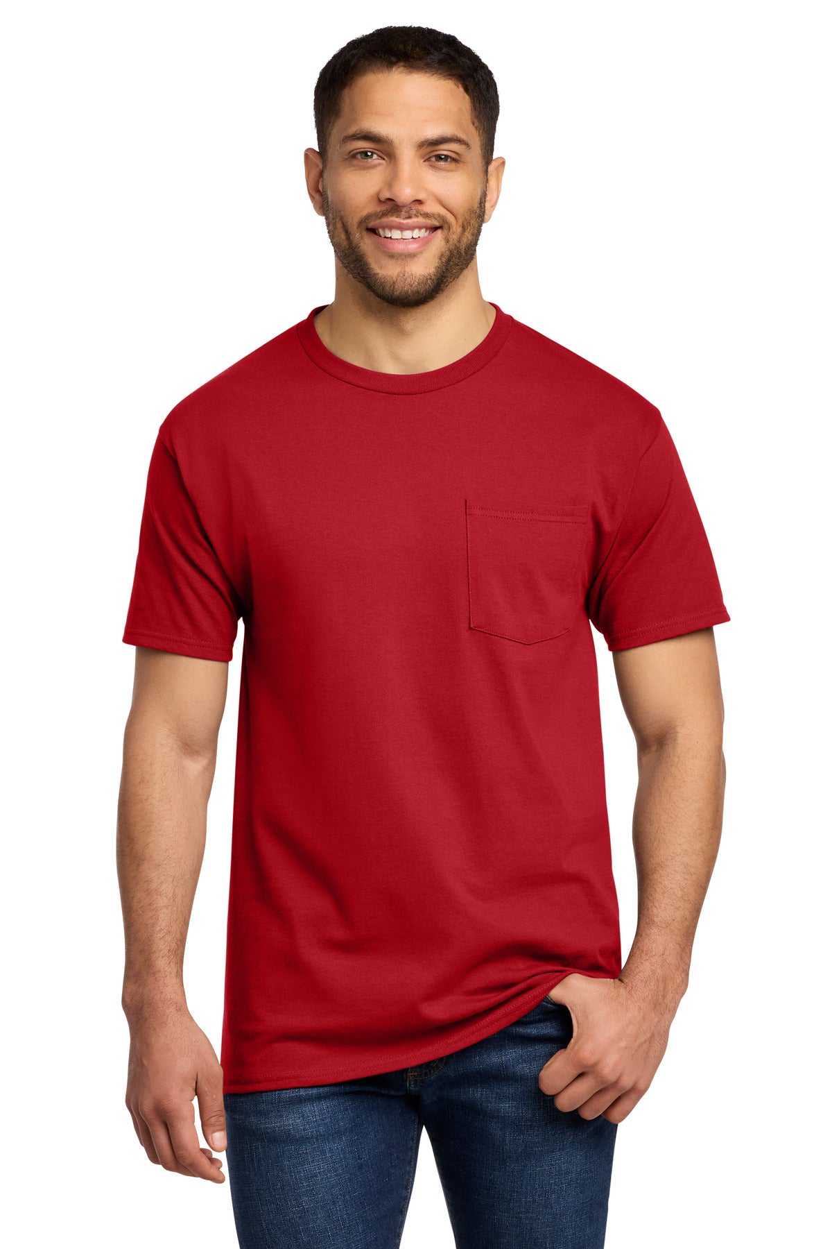 Port & Company PC61PT Tall Essential Pocket Tee | Port & Co PC61PT