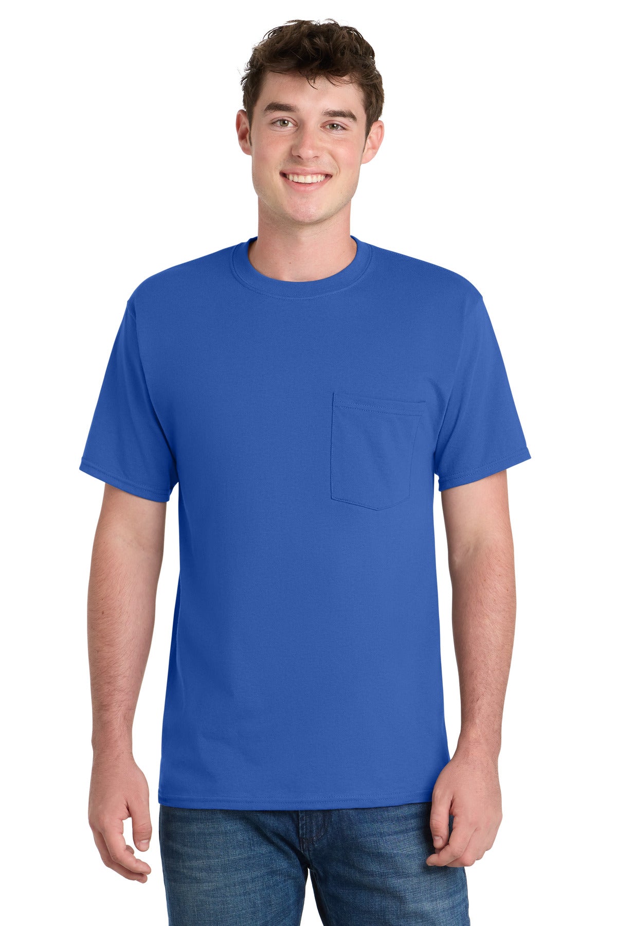Port & Co ™ Tall Essential Pocket Tee. PC61PT - Port & Co PC61PT
