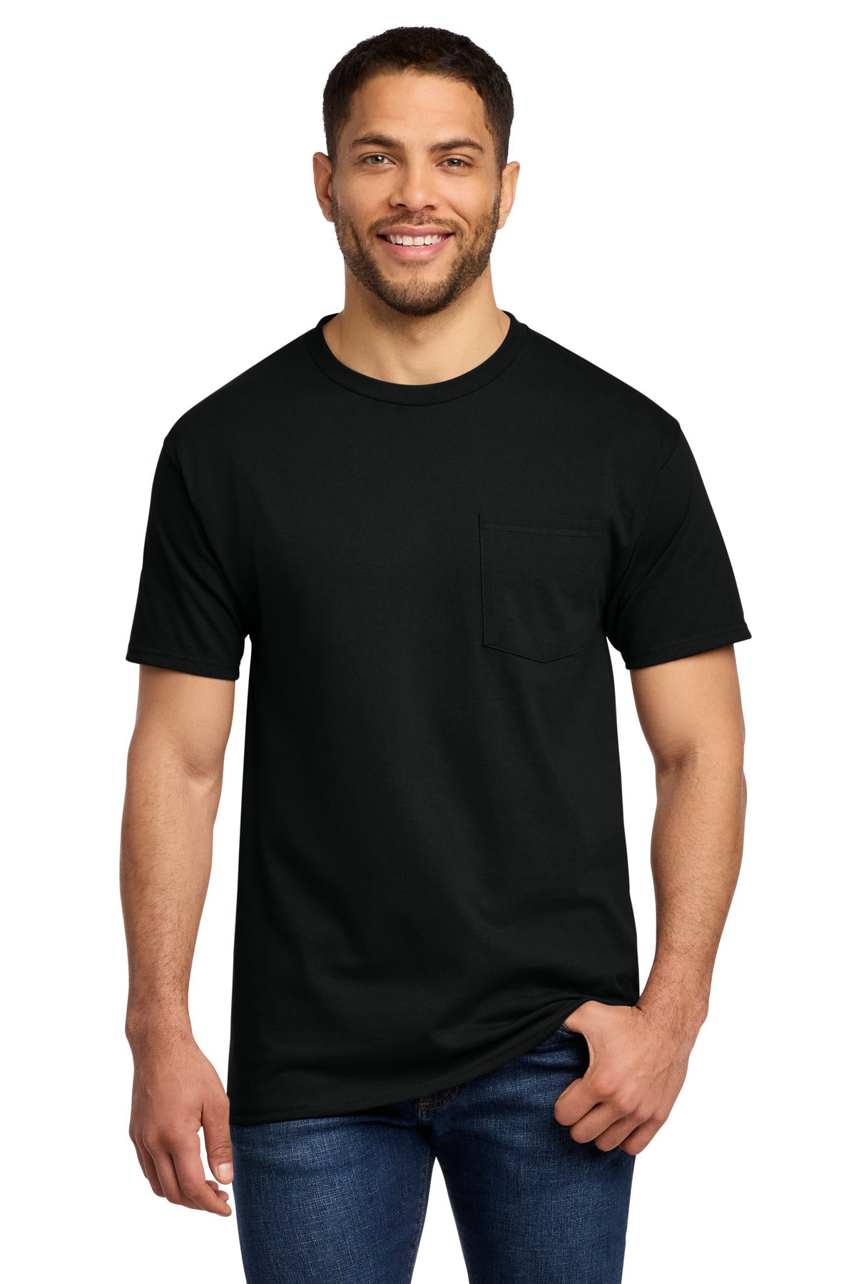 Port & Company PC61P Essential Pocket Tee | Port & Co PC61P
