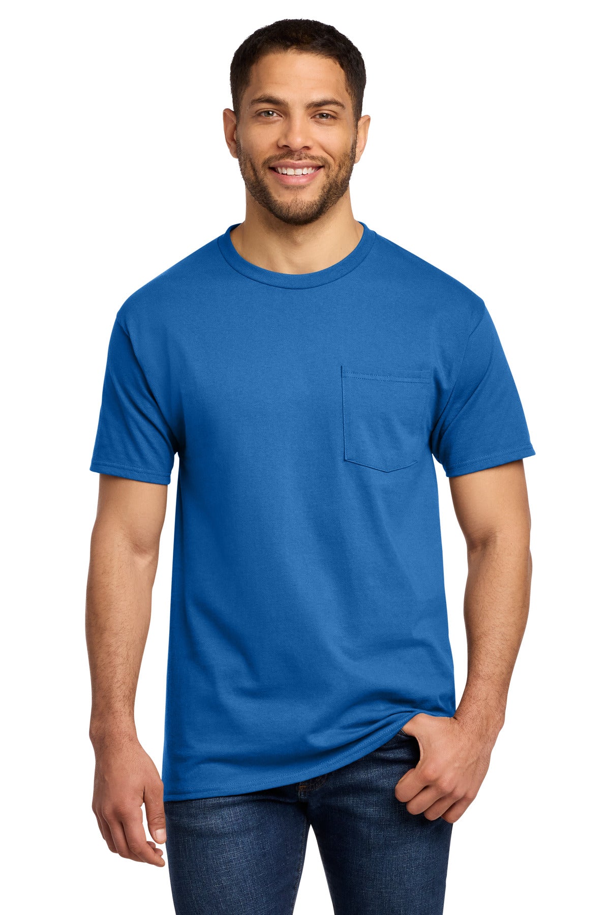 Port & Company PC61P Essential Pocket Tee | Port & Co PC61P