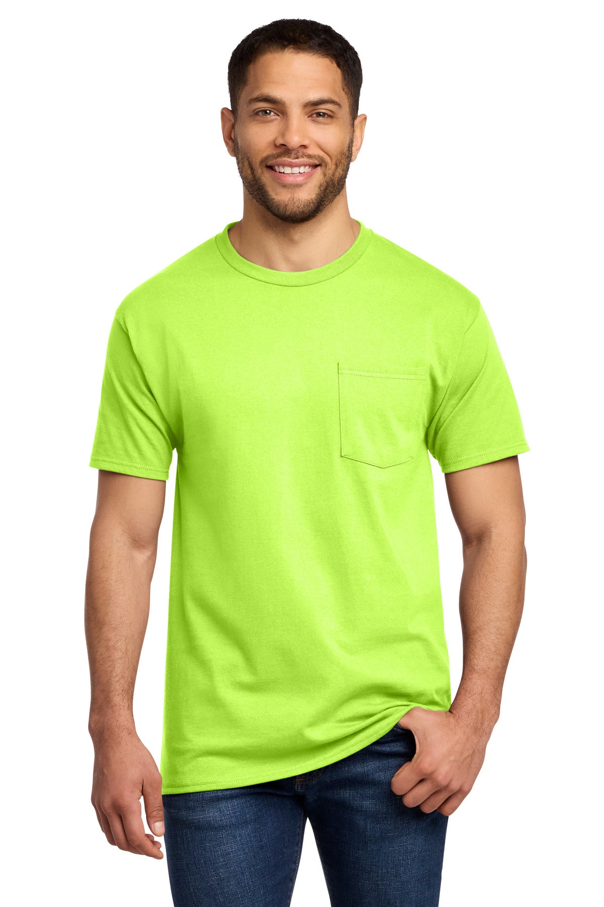 Port & Company PC61P Essential Pocket Tee | Port & Co PC61P