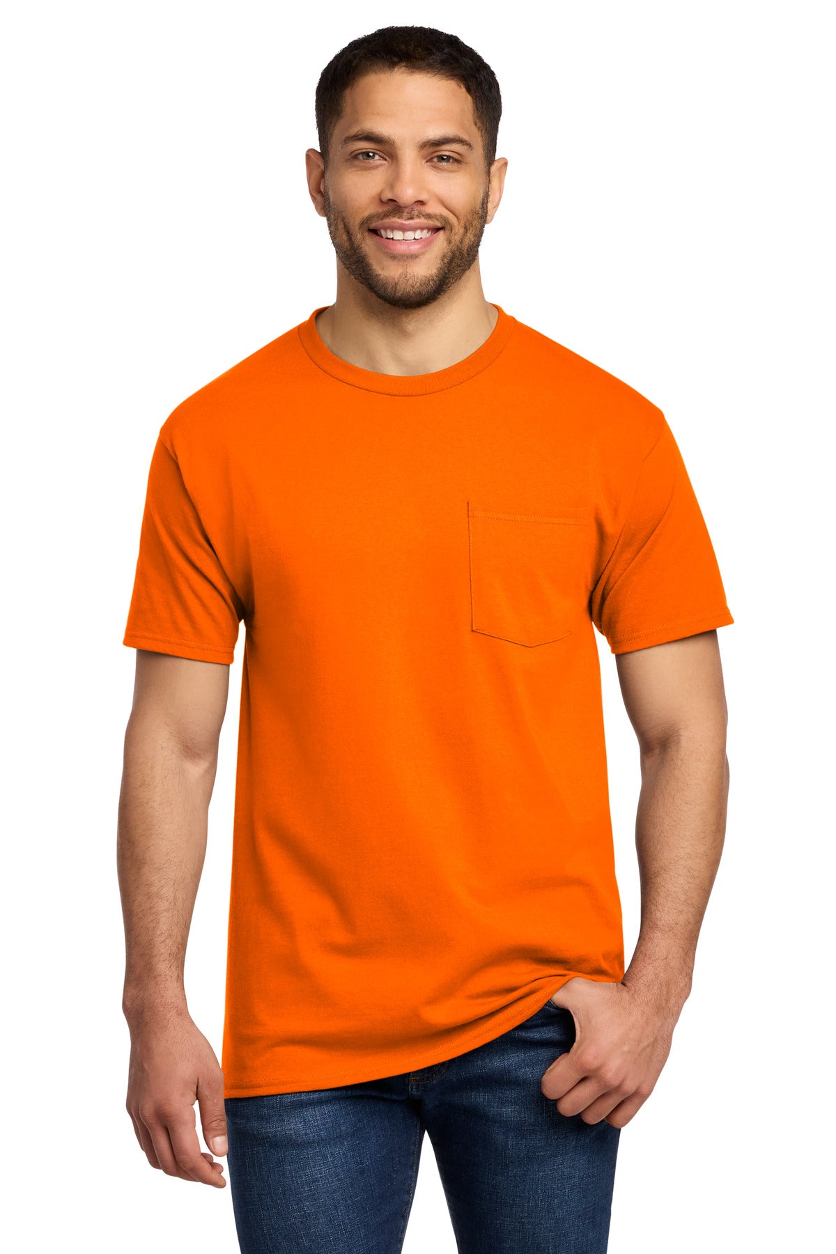 Port & Company PC61P Essential Pocket Tee | Port & Co PC61P