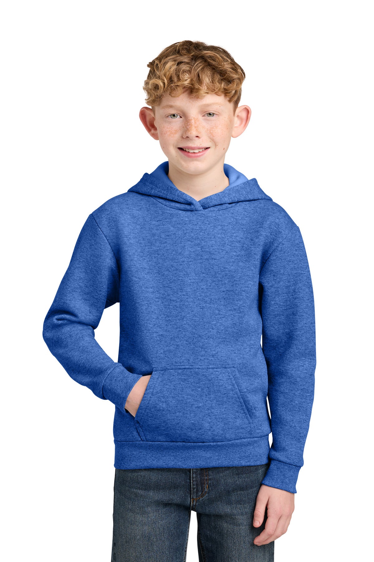 Port & Company PC68YH Youth Easy Fleece Pullover Hoodie Wholesale Youth Hoodies | Port & Co PC68YH
