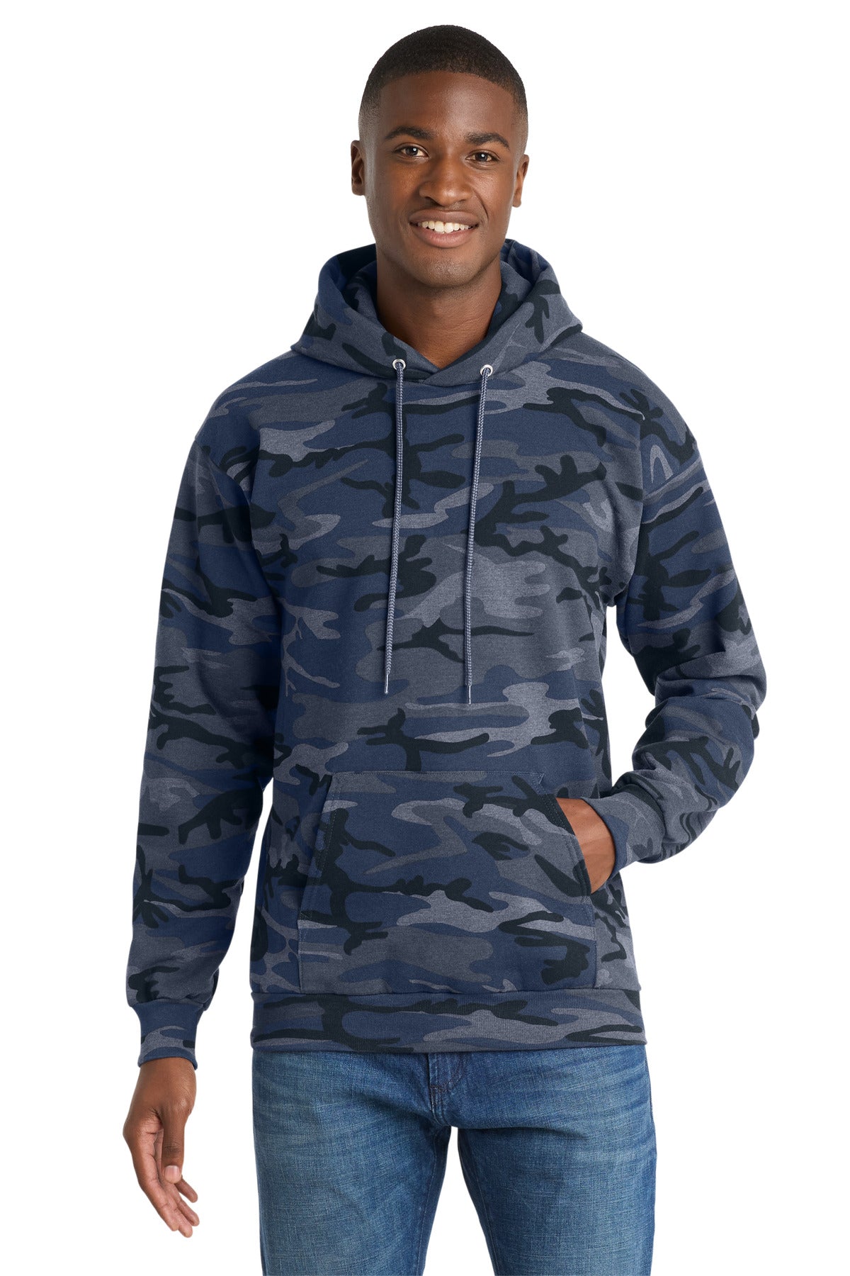 Port & Company PC78HC Core Fleece Camo Pullover Hoodie Wholesale Camo Hoodies | Port & Co PC78HC