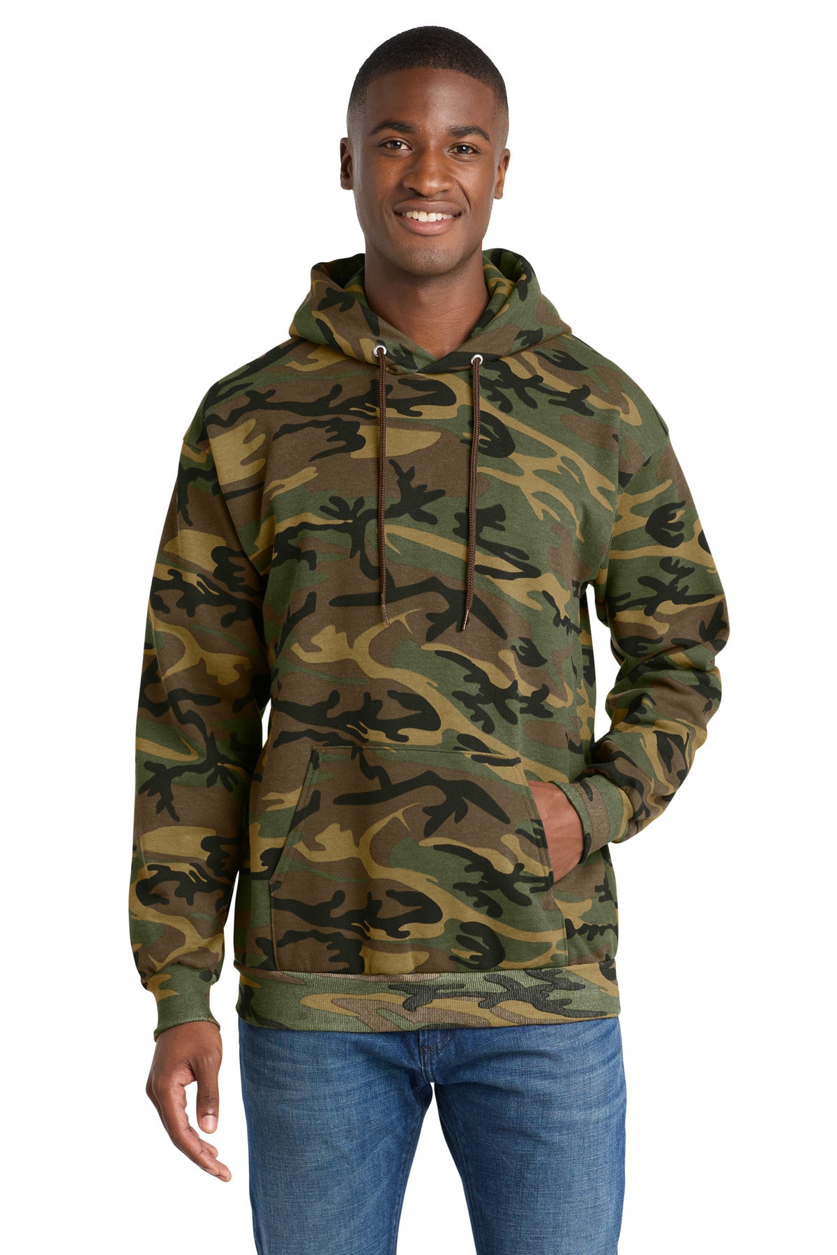 Port & Co ™ Core Fleece Camo Pullover Hooded Sweatshirt. PC78HC - Port & Co PC78HC