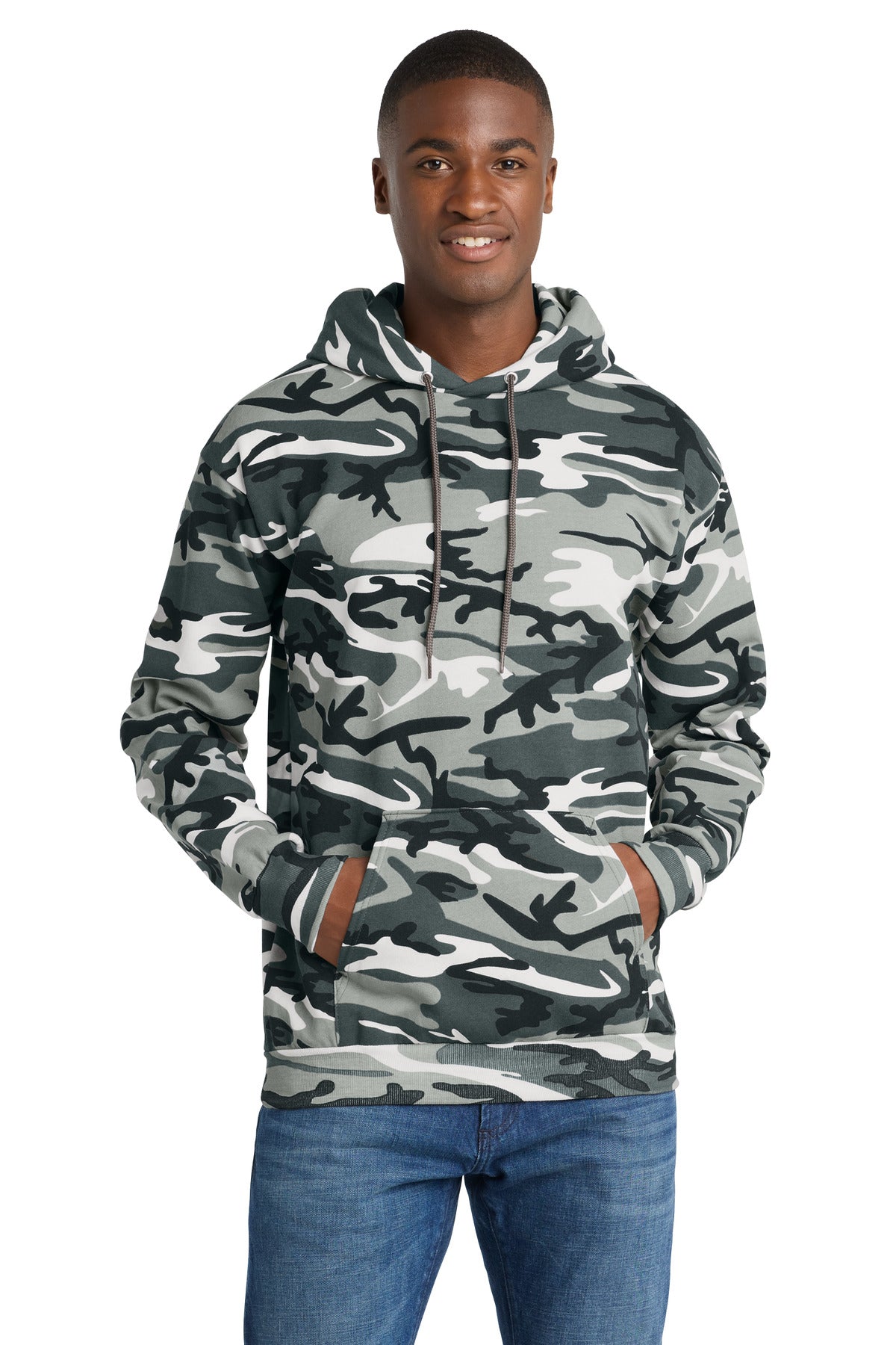 Port & Company PC78HC Core Fleece Camo Pullover Hoodie Wholesale Camo Hoodies | Port & Co PC78HC