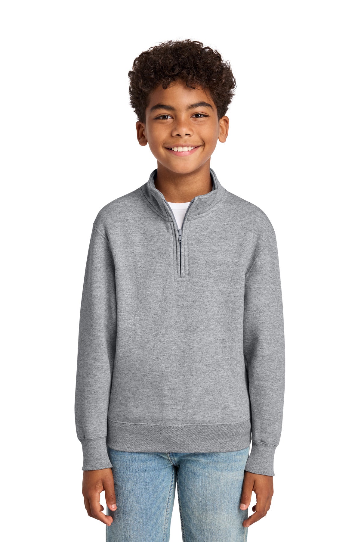 Port & Company PC78YQ Youth Core Fleece 1/4-Zip Pullover Sweatshirt | Port & Co PC78YQ