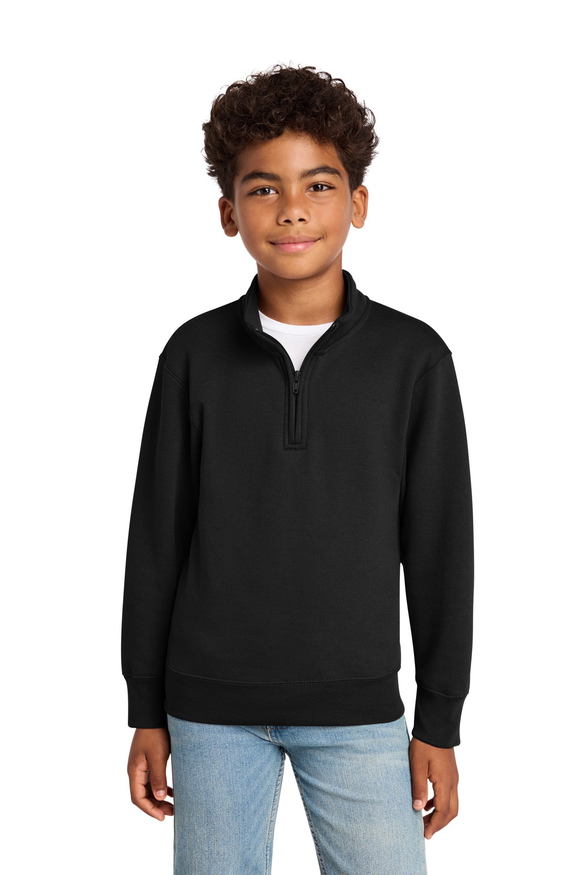 Port & Company PC78YQ Youth Core Fleece 1/4-Zip Pullover Sweatshirt | Port & Co PC78YQ