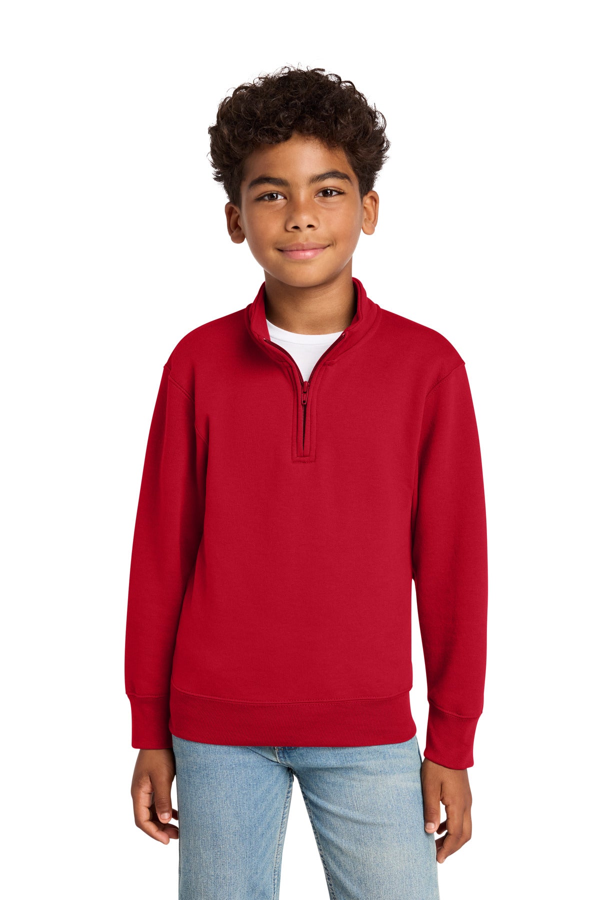 Port & Company PC78YQ Youth Core Fleece 1/4-Zip Pullover Sweatshirt | Port & Co PC78YQ