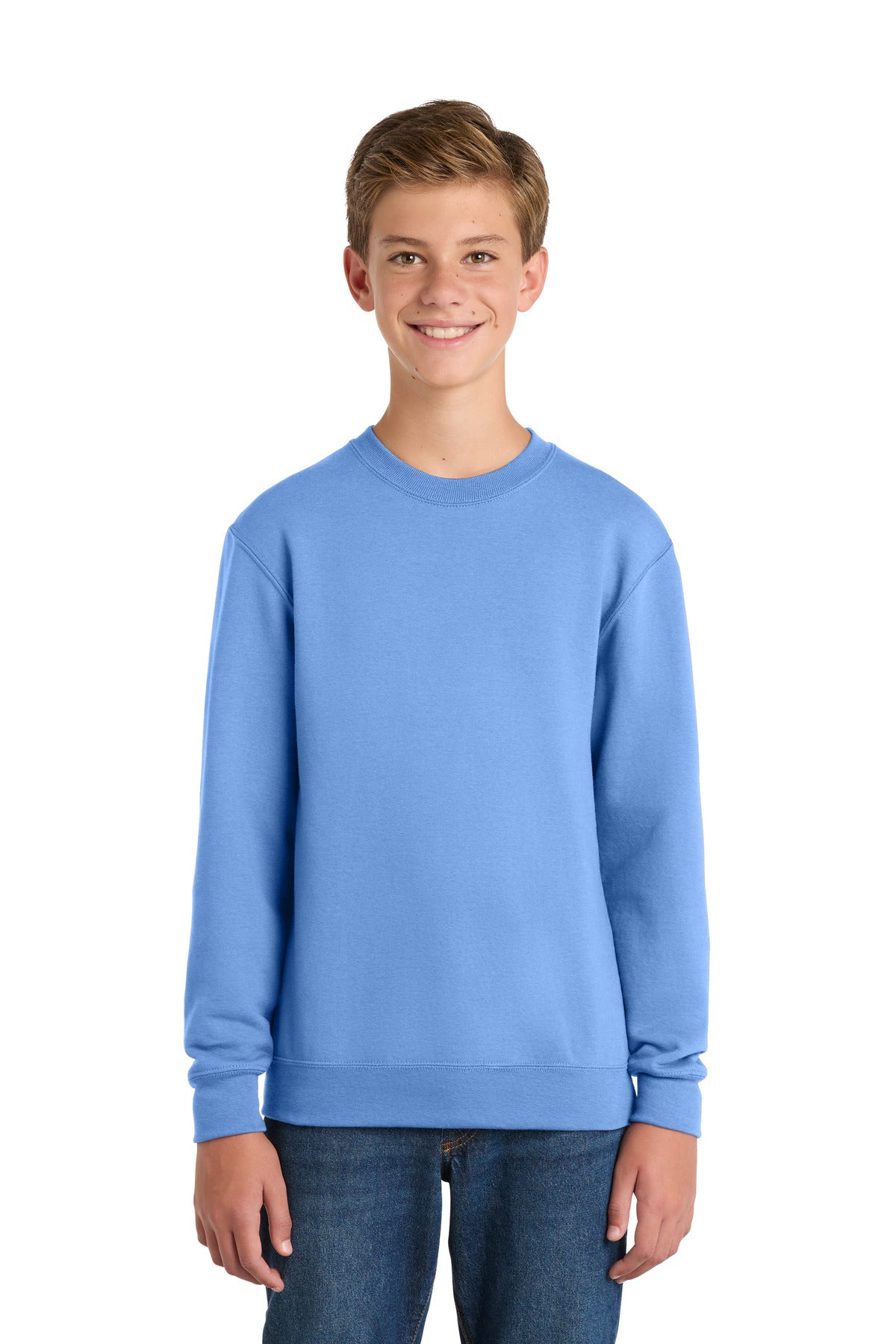 Port & Company PC78Y Youth Core Fleece Crewneck Sweatshirt | Port & Co PC78Y