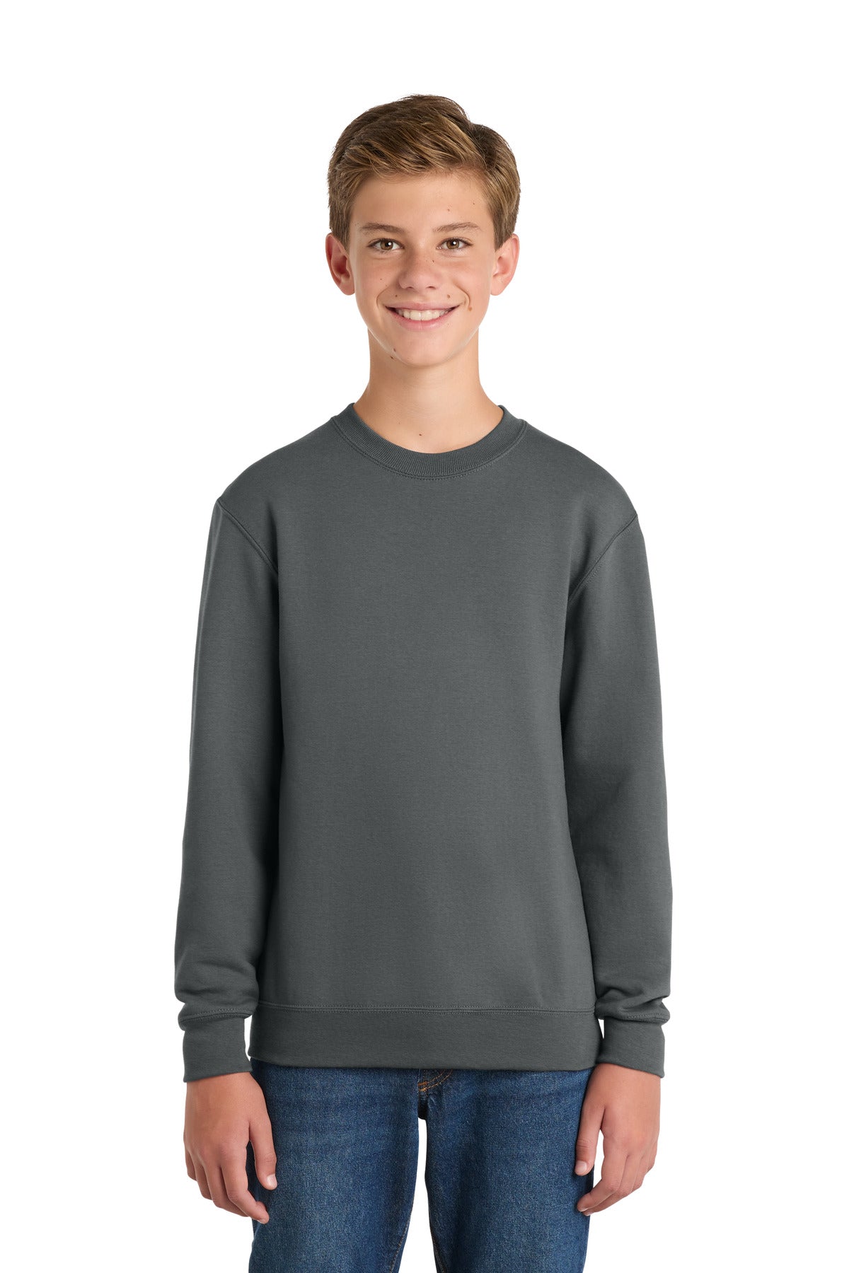 Port & Company PC78Y Youth Core Fleece Crewneck Sweatshirt | Port & Co PC78Y