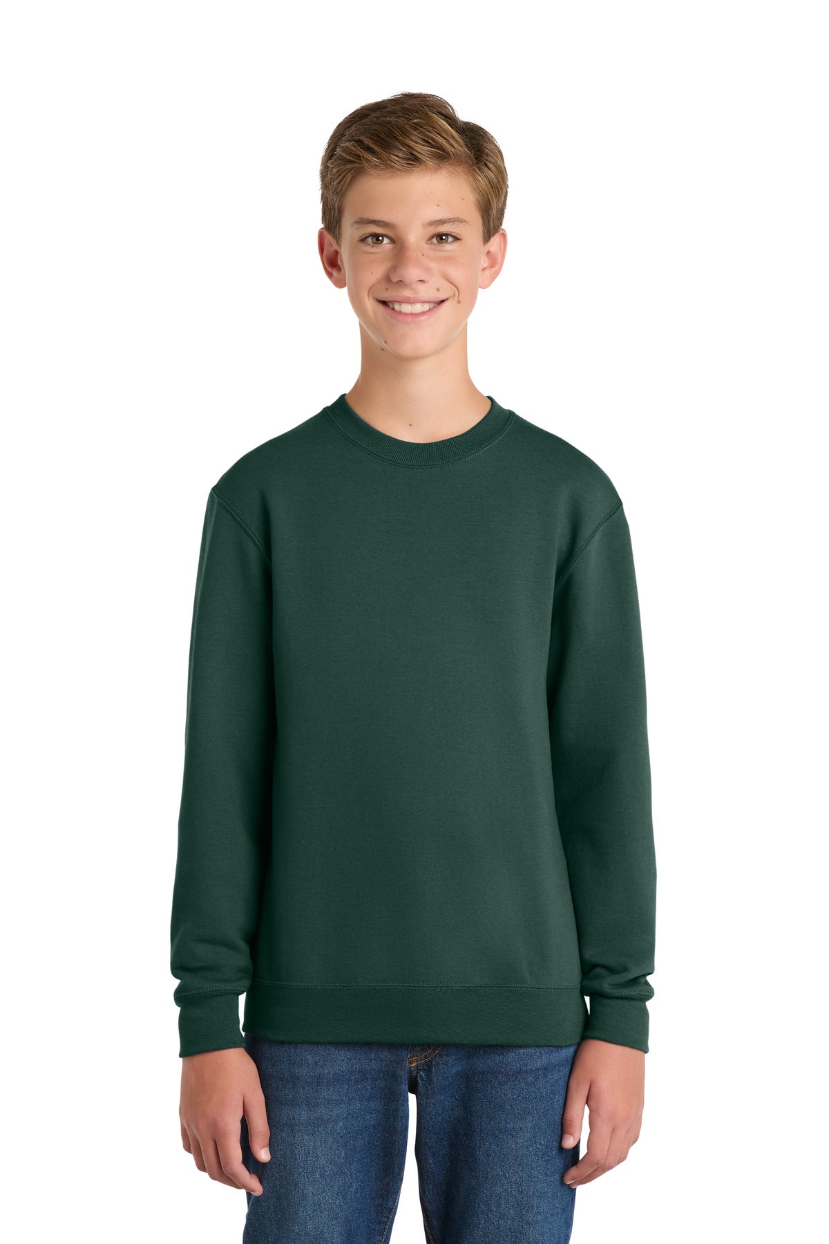 Port & Company PC78Y Youth Core Fleece Crewneck Sweatshirt | Port & Co PC78Y