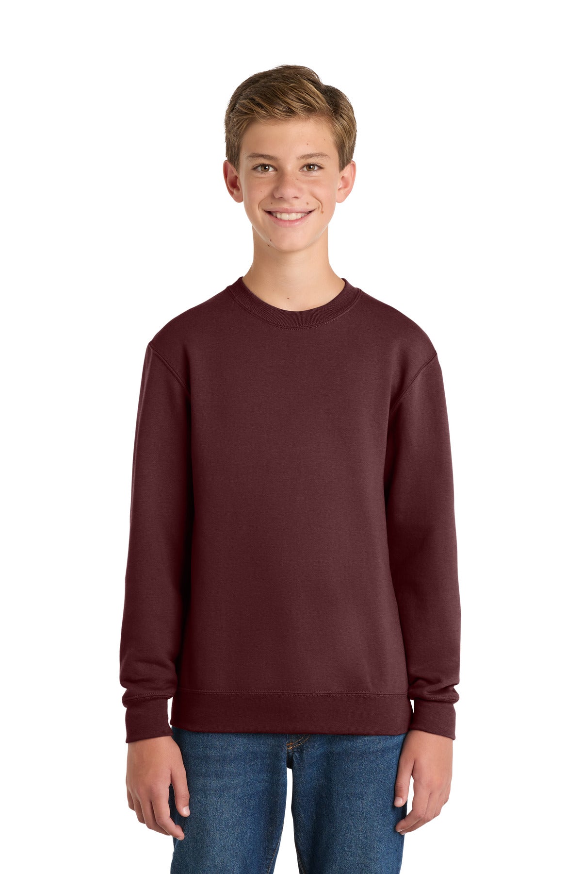 Port & Company PC78Y Youth Core Fleece Crewneck Sweatshirt | Port & Co PC78Y