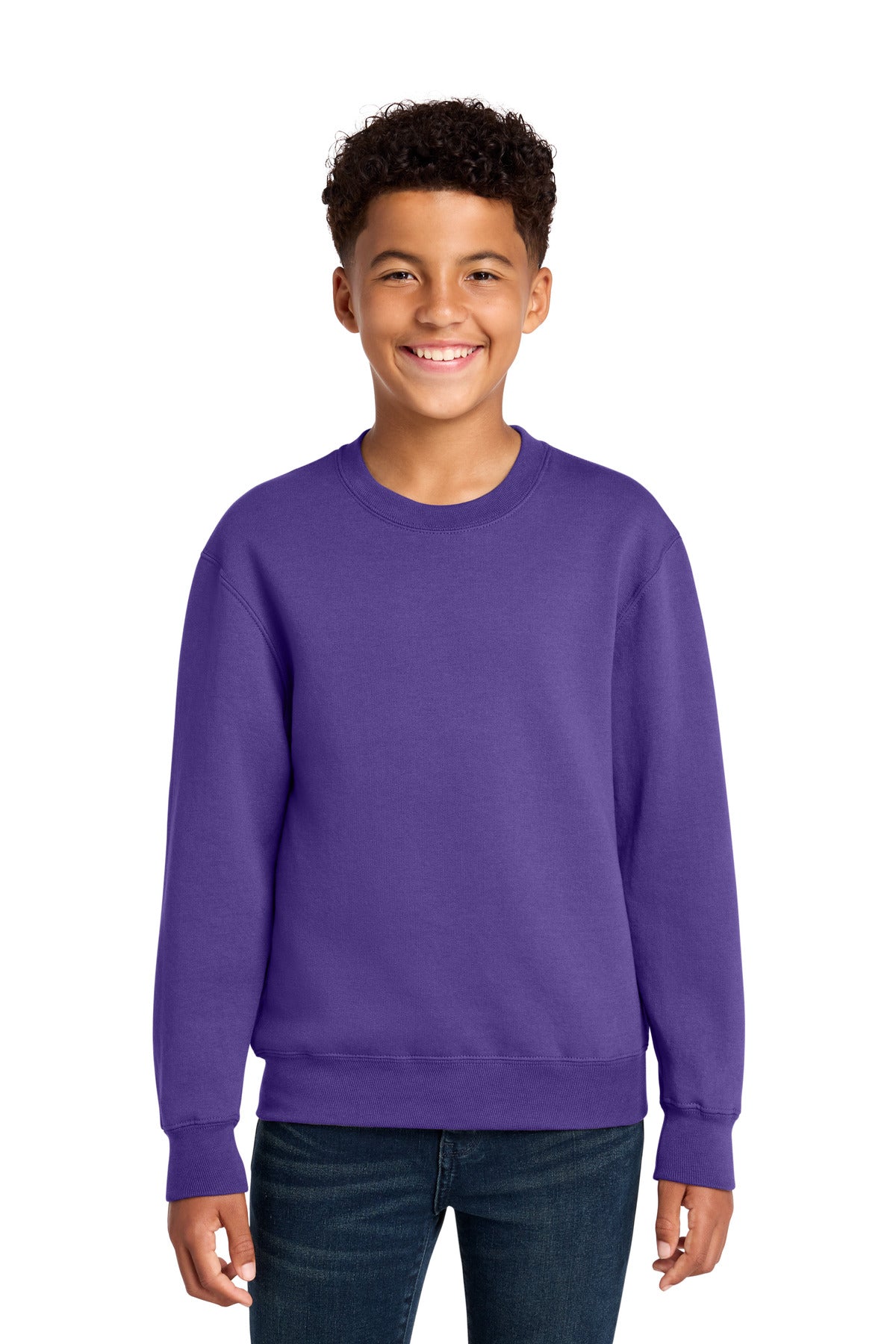 Port & Company PC78Y Youth Core Fleece Crewneck Sweatshirt | Port & Co PC78Y