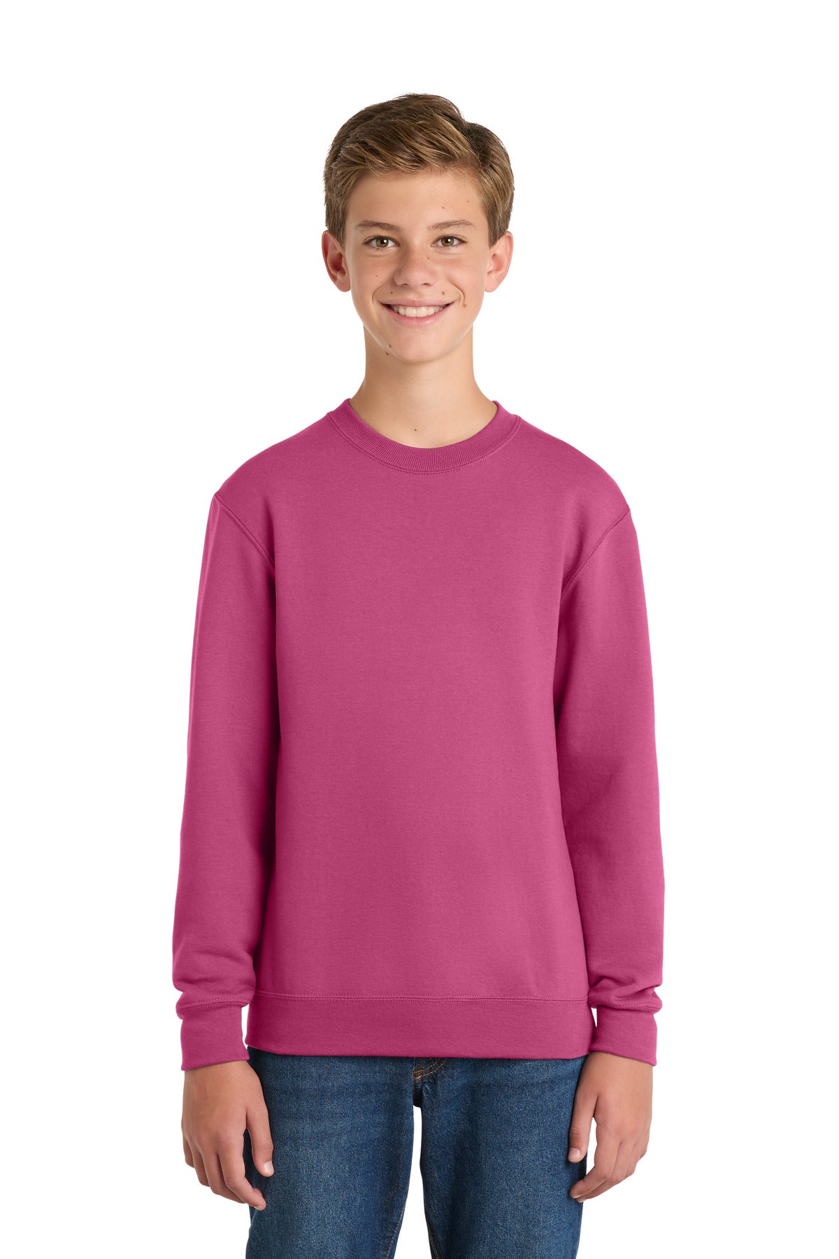 Port & Co ™ Youth Core Fleece Crewneck Sweatshirt PC78Y - Port & Company PC78Y