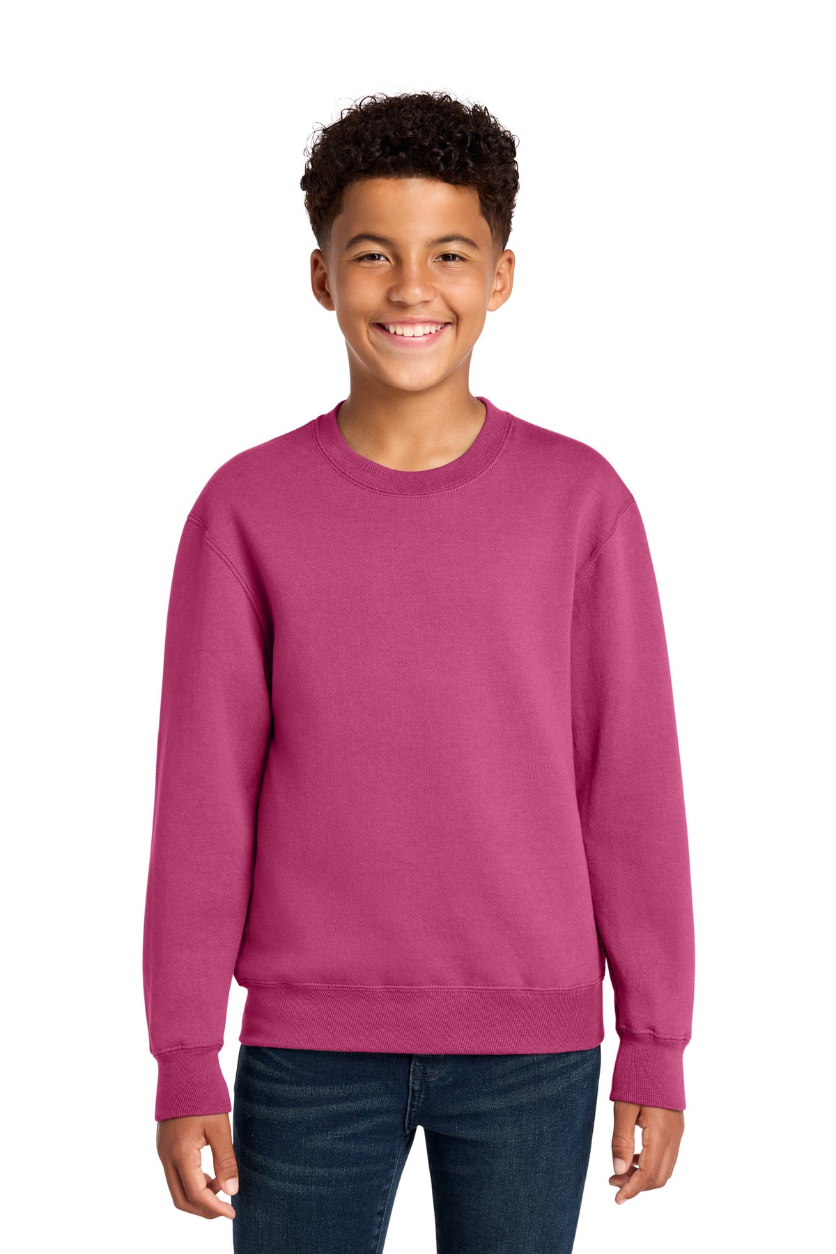 Port & Company PC78Y Youth Core Fleece Crewneck Sweatshirt | Port & Co PC78Y