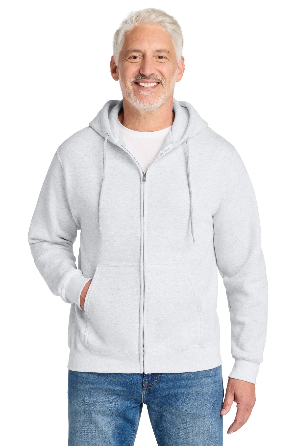 Port & Company PC78ZH Core Fleece Full-Zip Hooded Sweatshirt | Port & Co PC78ZH