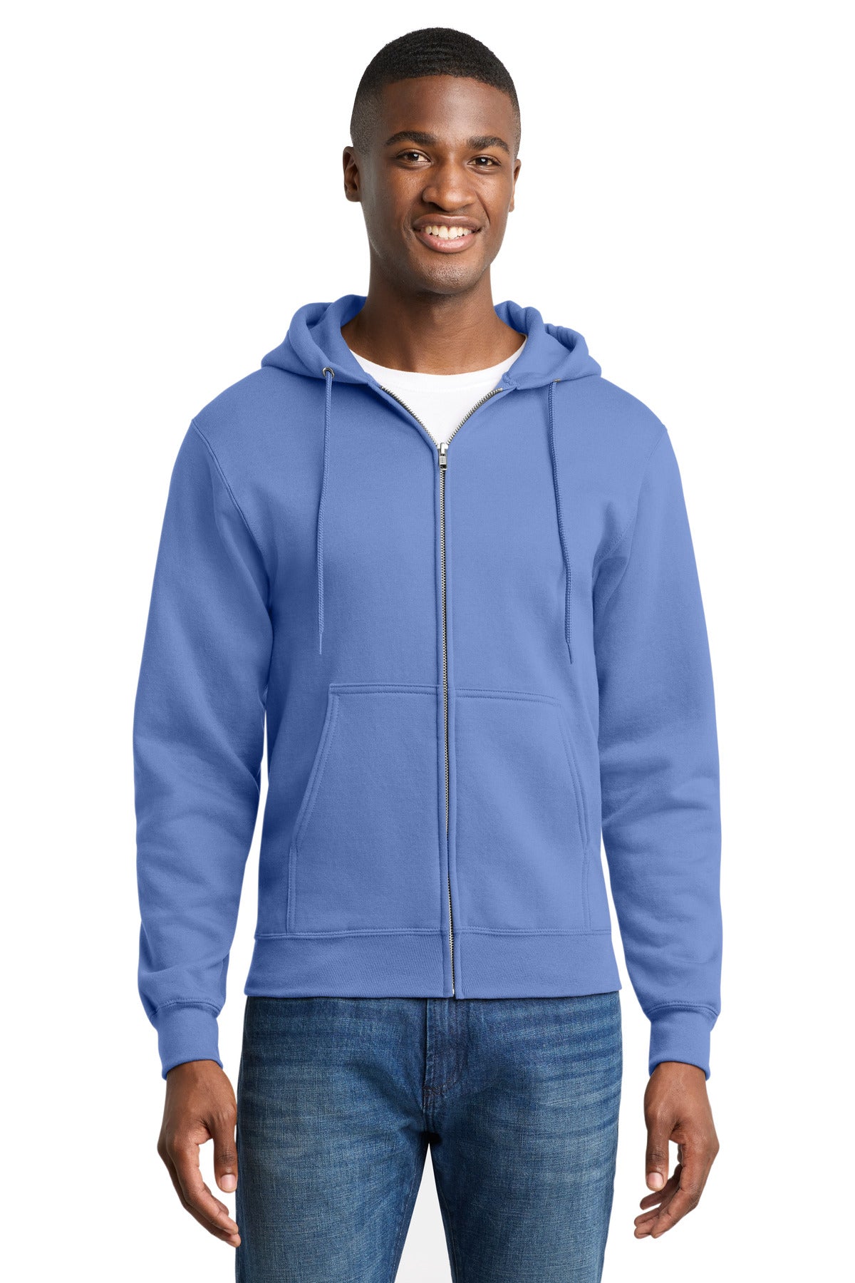Port & Co ™ Core Fleece Full-Zip Hooded Sweatshirt. PC78ZH - Port & Co PC78ZH