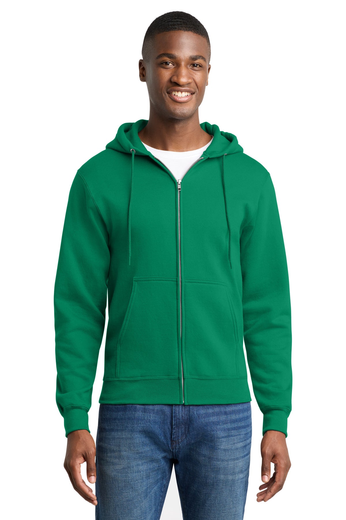 Port & Co ™ Core Fleece Full-Zip Hooded Sweatshirt. PC78ZH - Port & Co PC78ZH