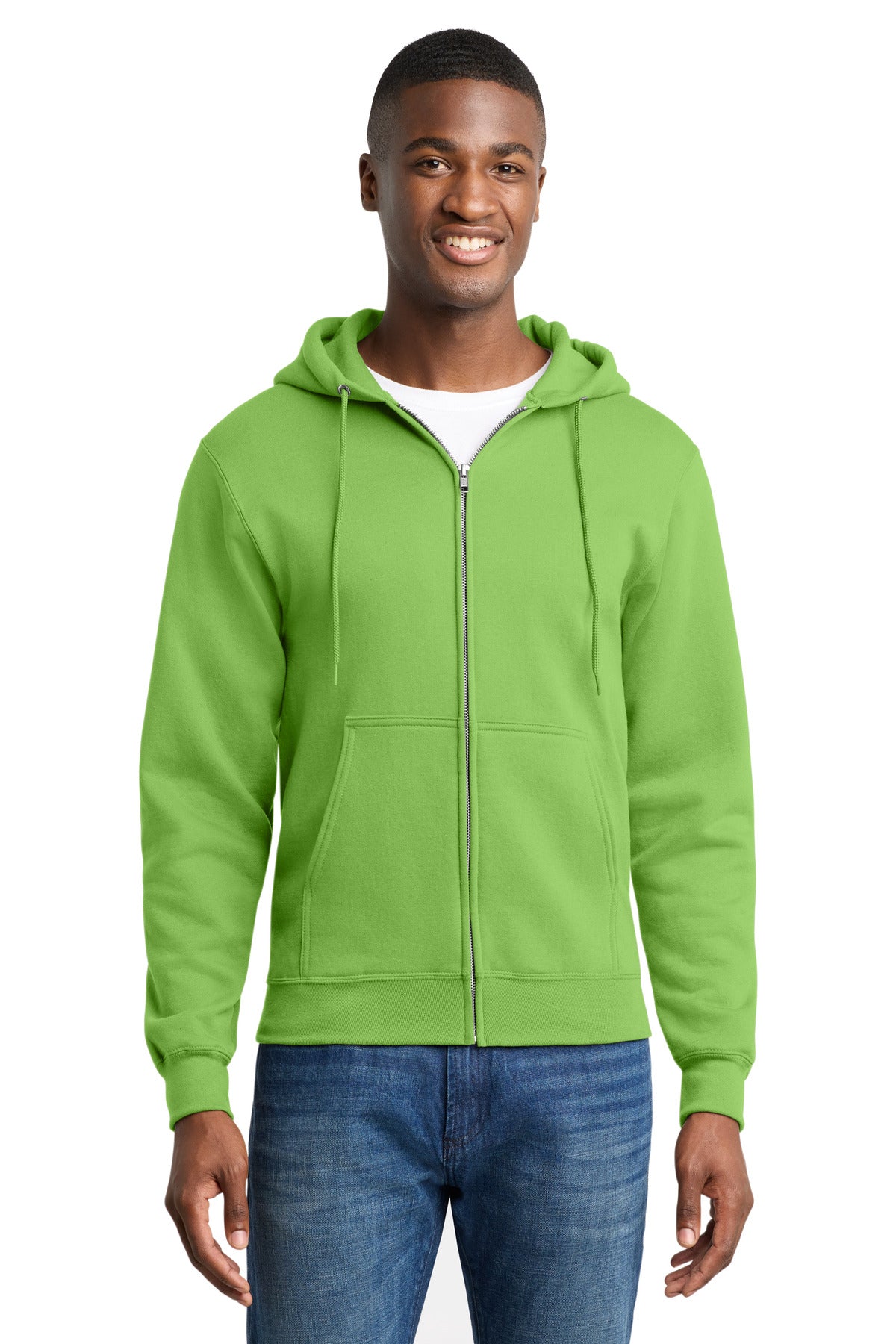 Port & Co ™ Core Fleece Full-Zip Hooded Sweatshirt. PC78ZH - Port & Co PC78ZH
