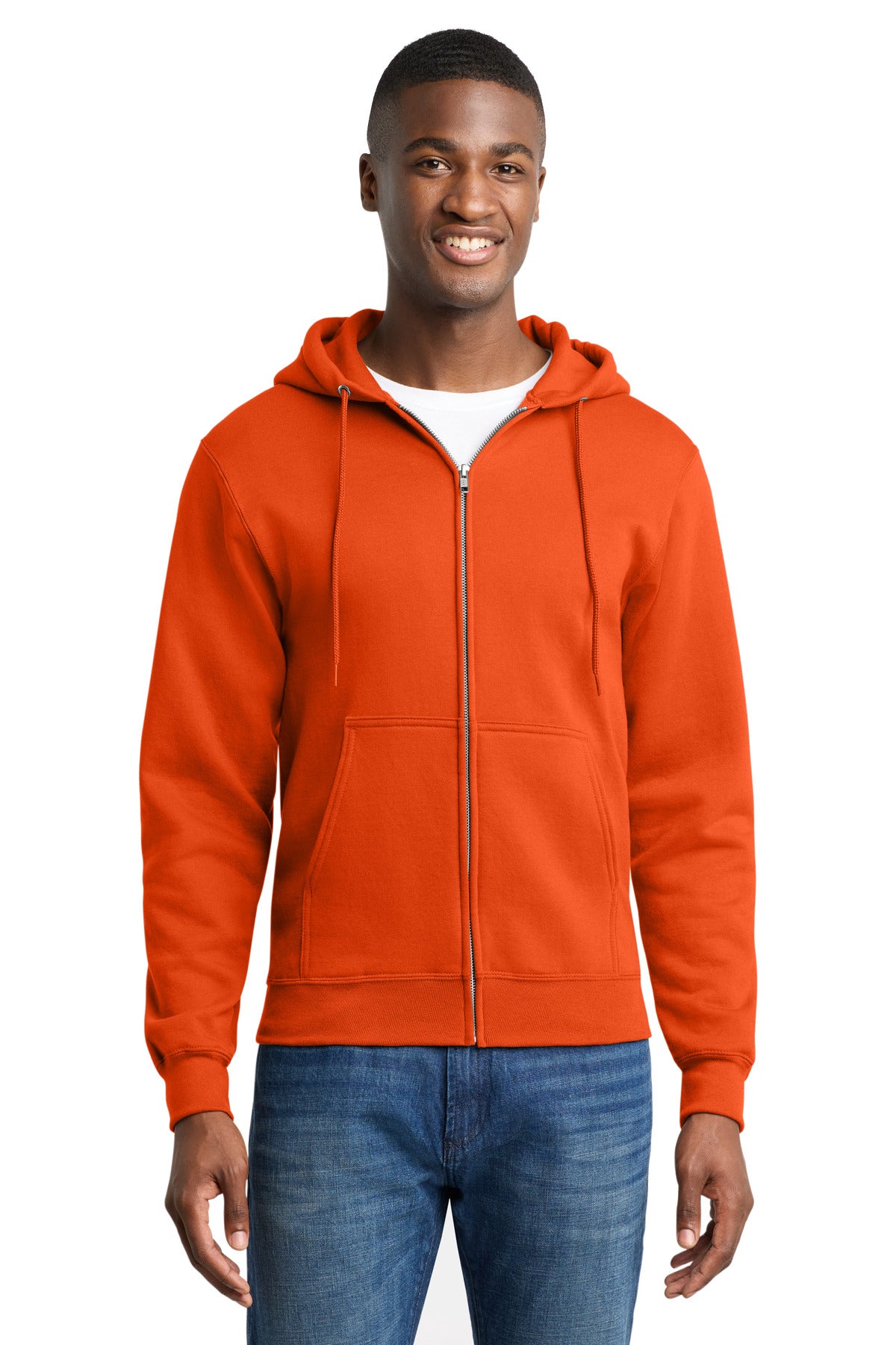 Port & Co ™ Core Fleece Full-Zip Hooded Sweatshirt. PC78ZH - Port & Co PC78ZH