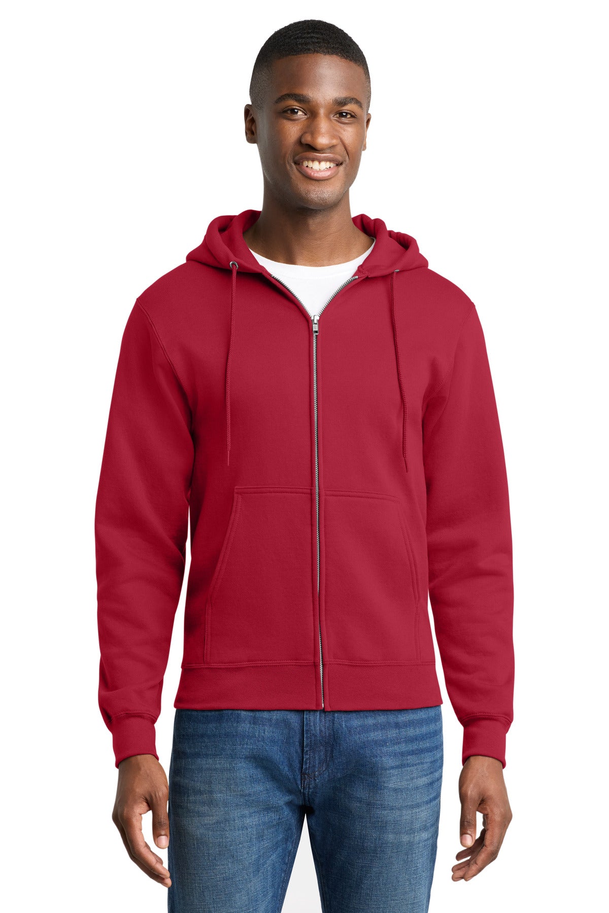 Port & Co ™ Core Fleece Full-Zip Hooded Sweatshirt. PC78ZH - Port & Co PC78ZH
