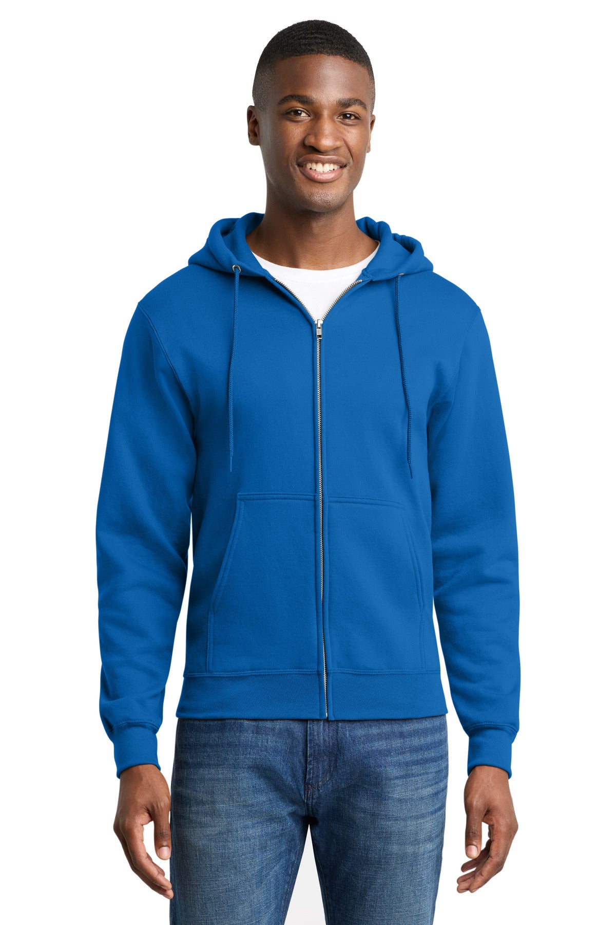 Port & Co ™ Core Fleece Full-Zip Hooded Sweatshirt. PC78ZH - Port & Co PC78ZH