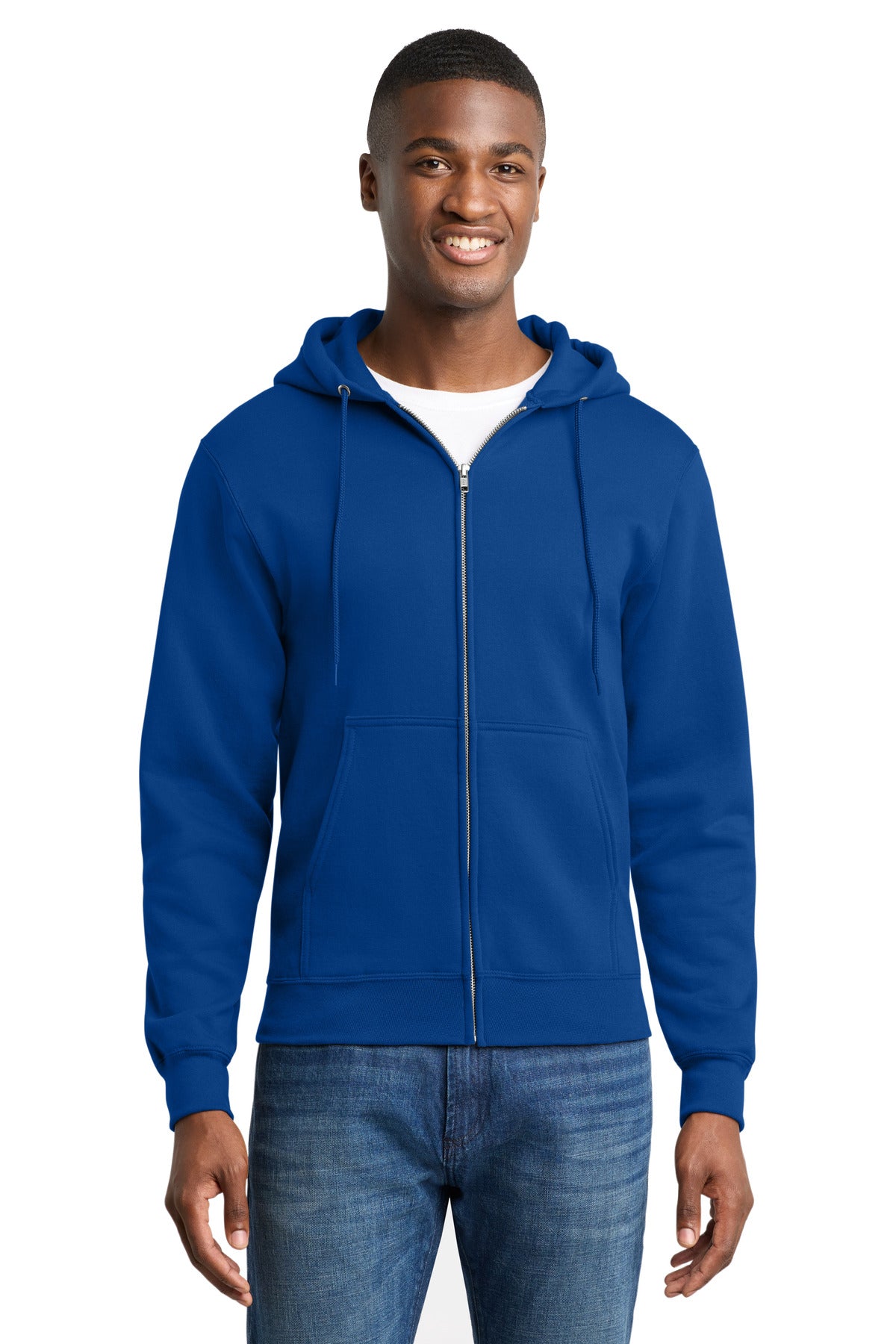 Port & Co ™ Core Fleece Full-Zip Hooded Sweatshirt. PC78ZH - Port & Co PC78ZH