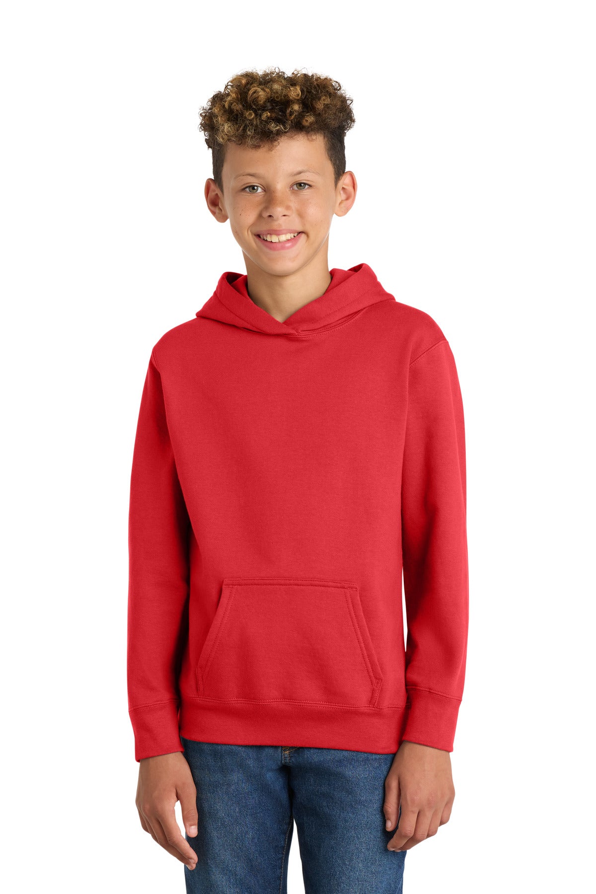 Port & Company PC850YH Youth Fan Favorite Fleece Pullover Hooded Sweatshirt | Port & Co PC850YH