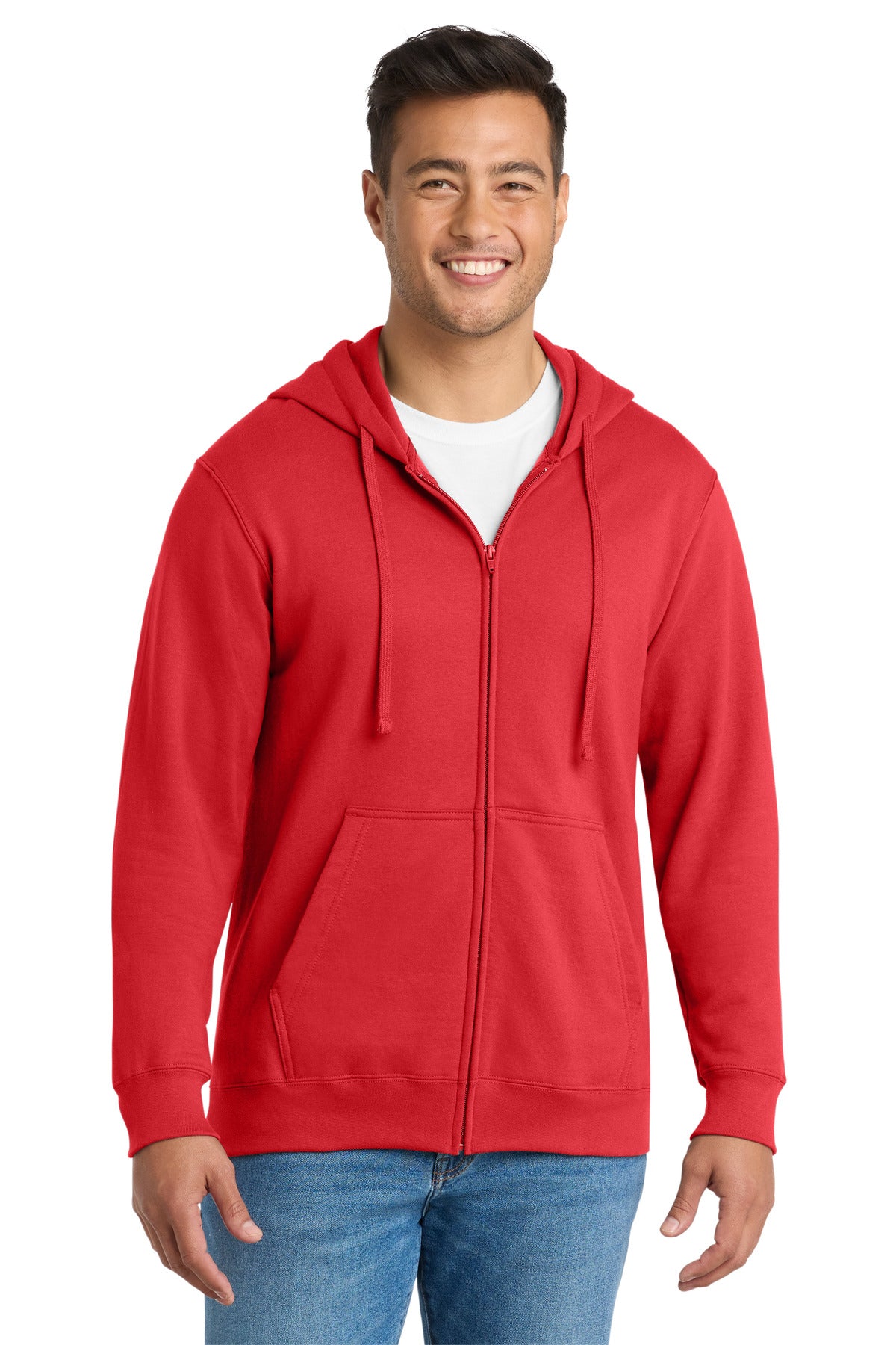 Port & Co ™ Fan Favorite Fleece Full-Zip Hooded Sweatshirt. PC850ZH - Port & Company PC850ZH