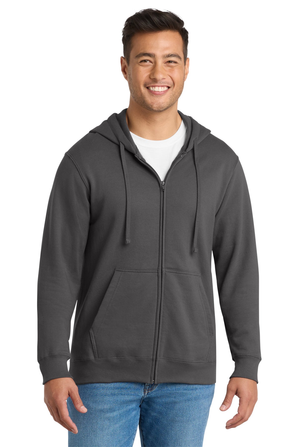 Port & Company PC850ZH Fan Favorite Fleece Full-Zip Hooded Sweatshirt | Port & Co PC850ZH
