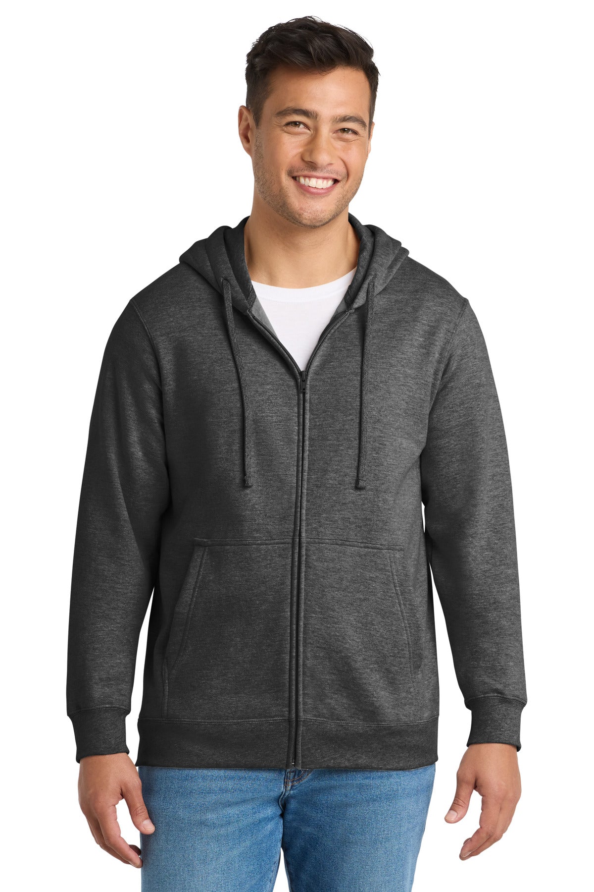 Port & Co ™ Fan Favorite Fleece Full-Zip Hooded Sweatshirt. PC850ZH - Port & Company PC850ZH