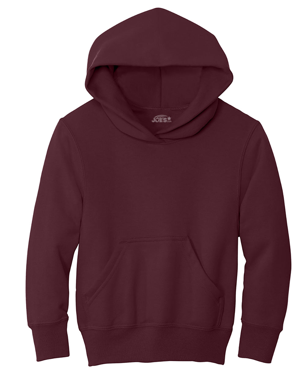 Joe's USA Youth Heavy Blend Hooded Sweatshirt
