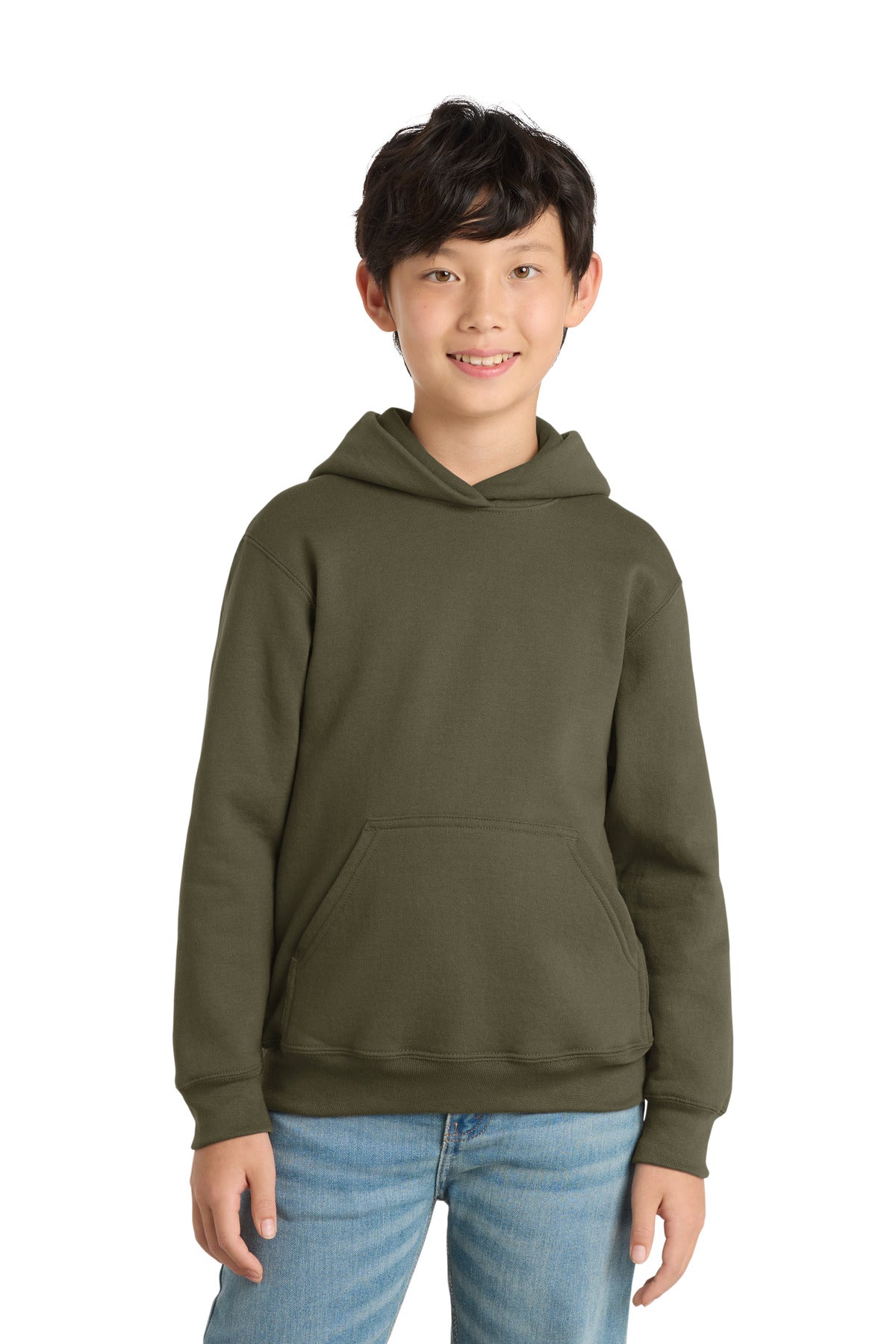 Port & Co ™ Youth Core Fleece Pullover Hooded Sweatshirt. PC90YH - Port & Co PC90YH