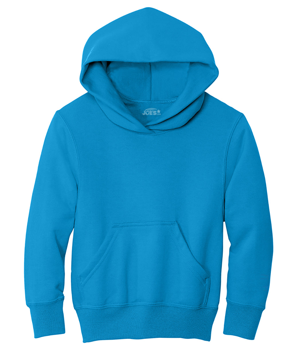 Joe's USA Youth Heavy Blend Hooded Sweatshirt